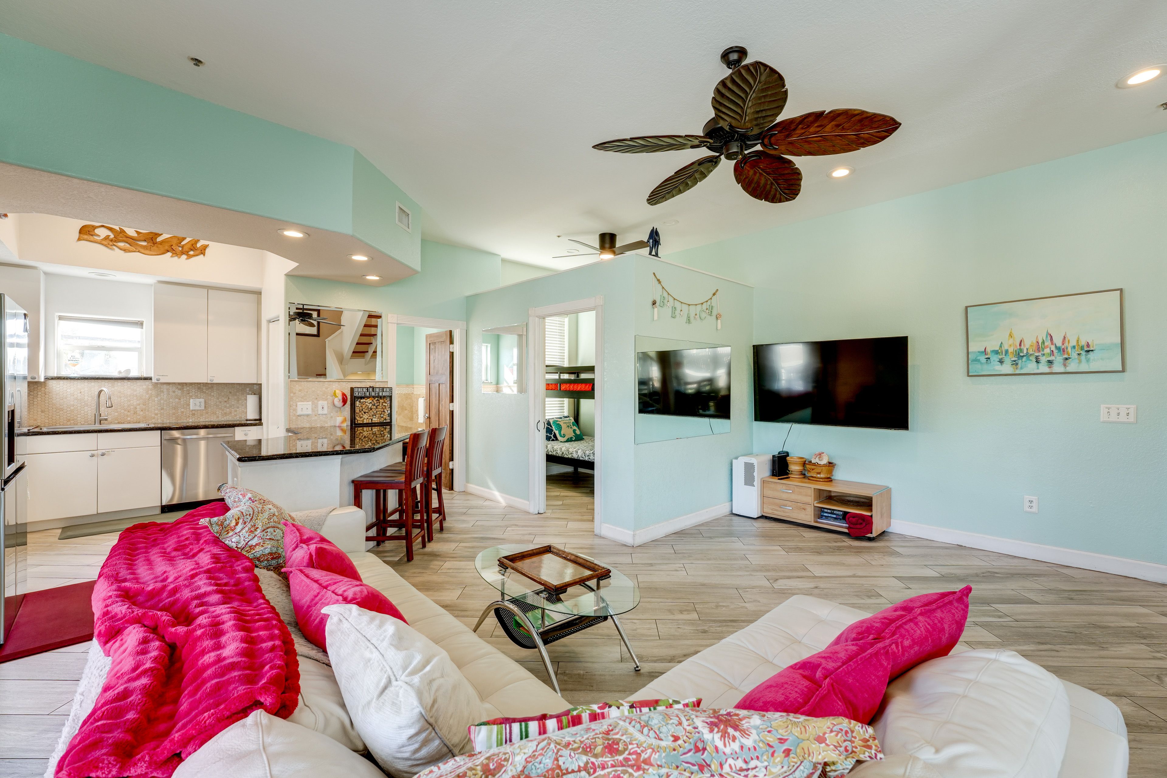Clearwater Vacation Rental | 4BR | 2.5BA | 1,700 Sq Ft | 1 Flight of Stairs