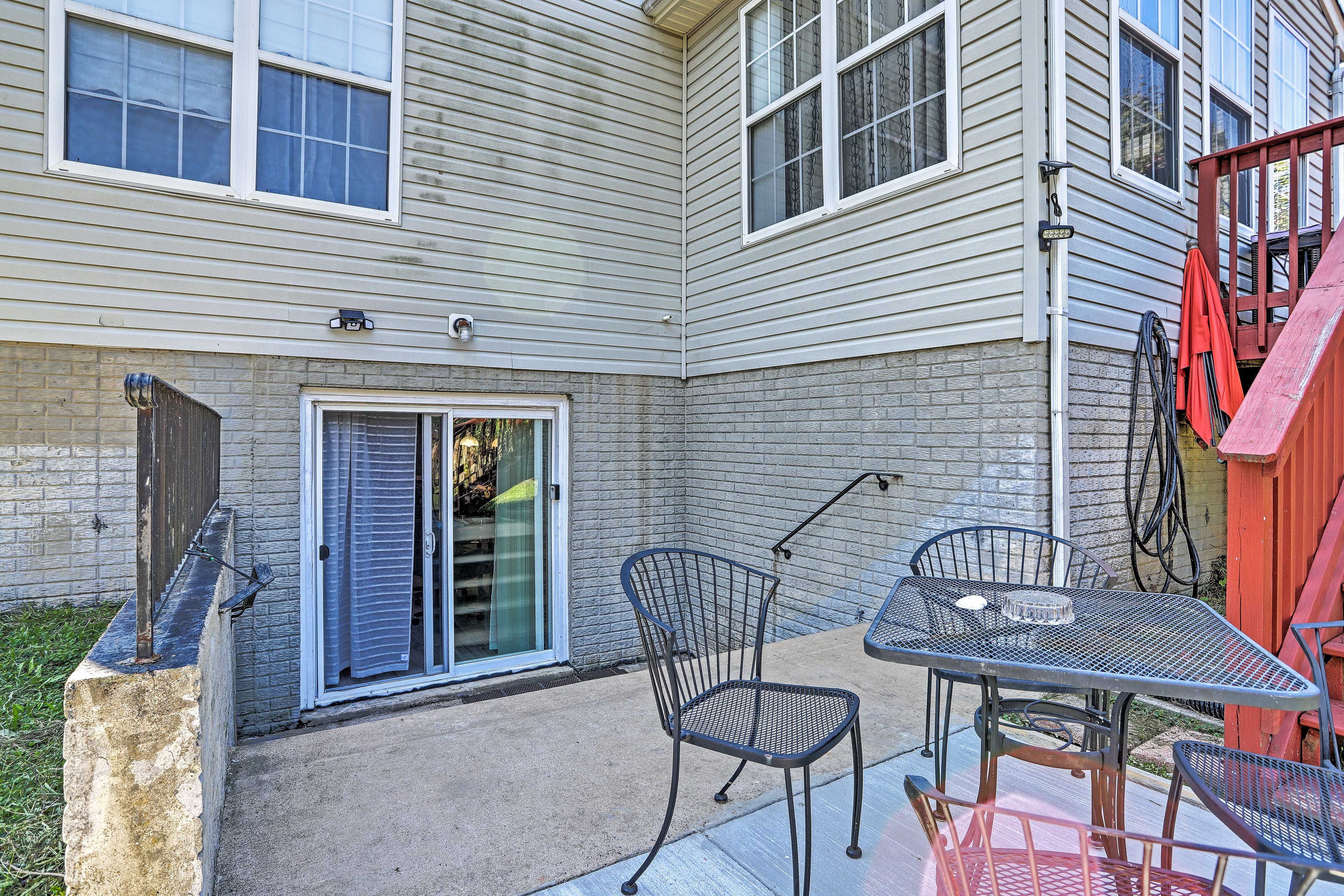 Patio | Stairs Required to Enter