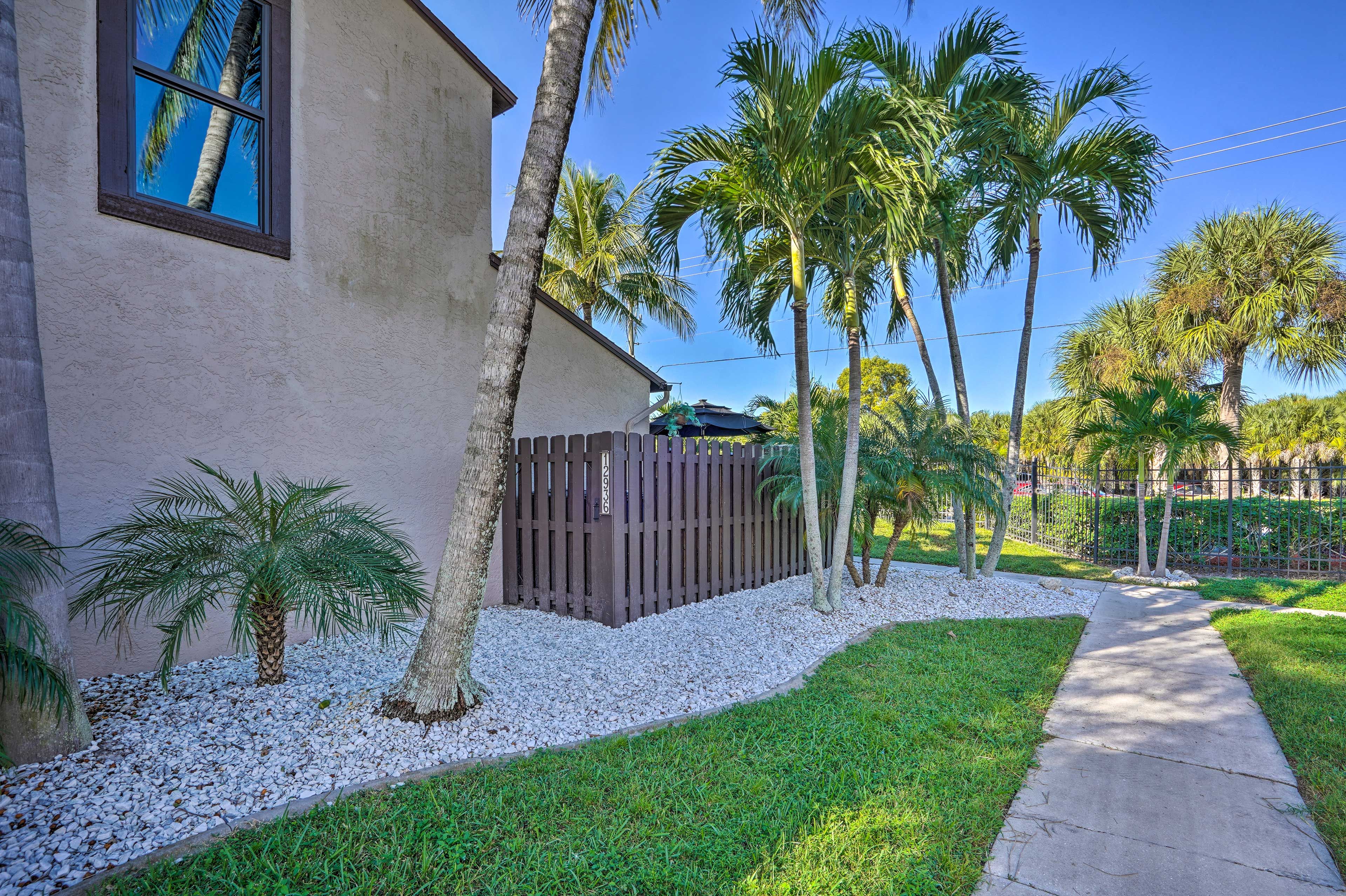 Walkway to Property