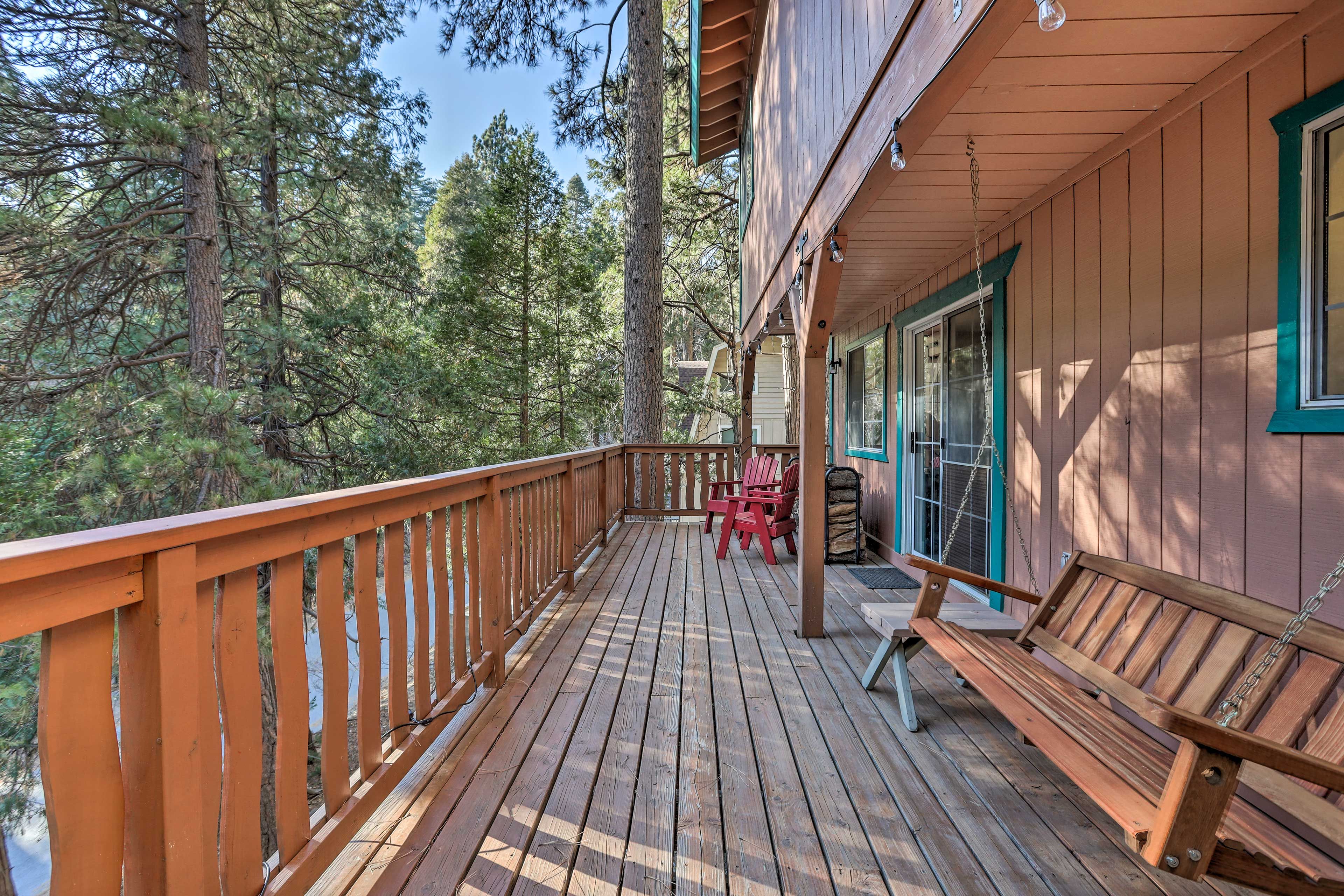 Private Deck | Porch Swing