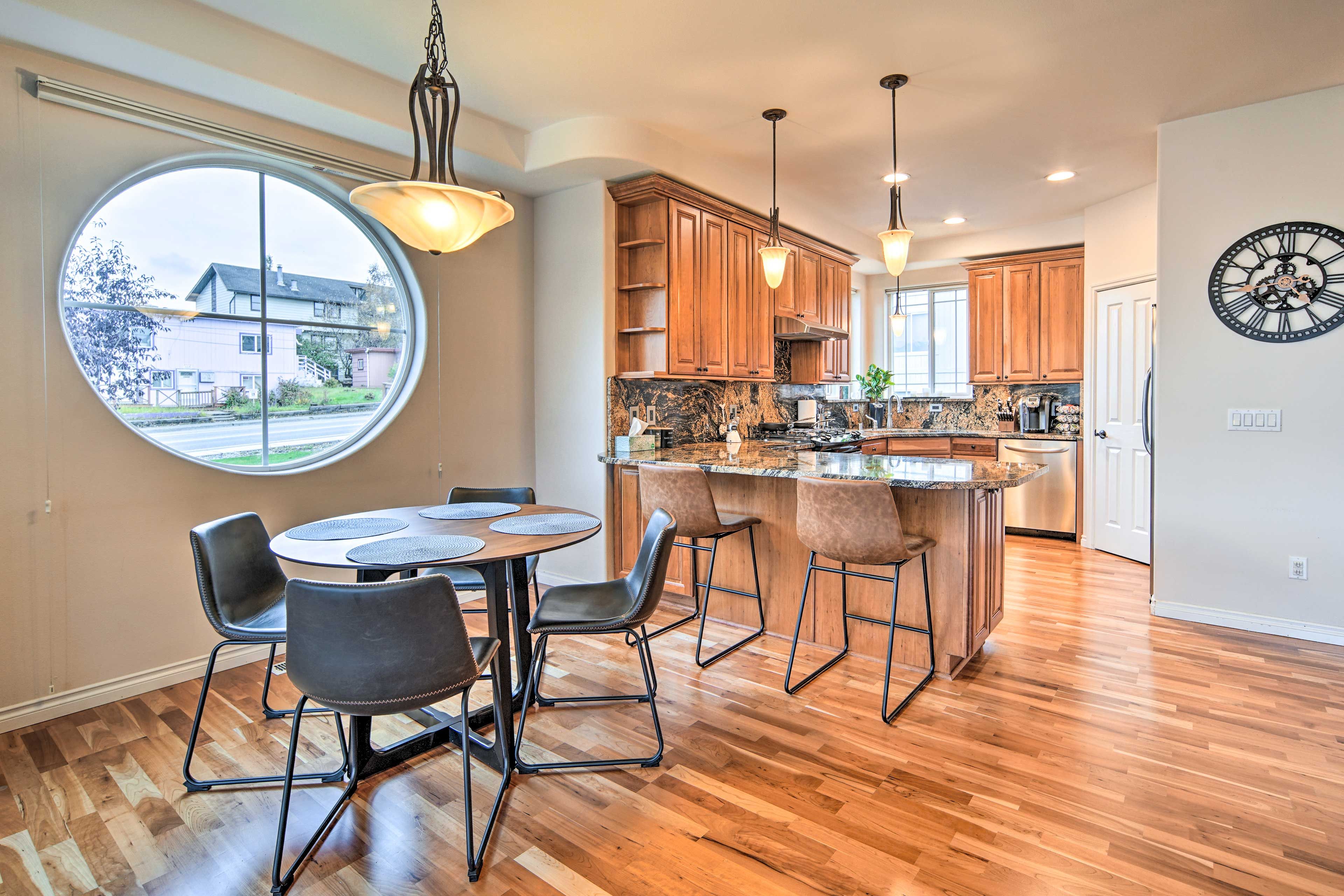 Anchorage Vacation Rental | 2BR | 2.5BA | 1,800 Sq Ft | Stairs Required