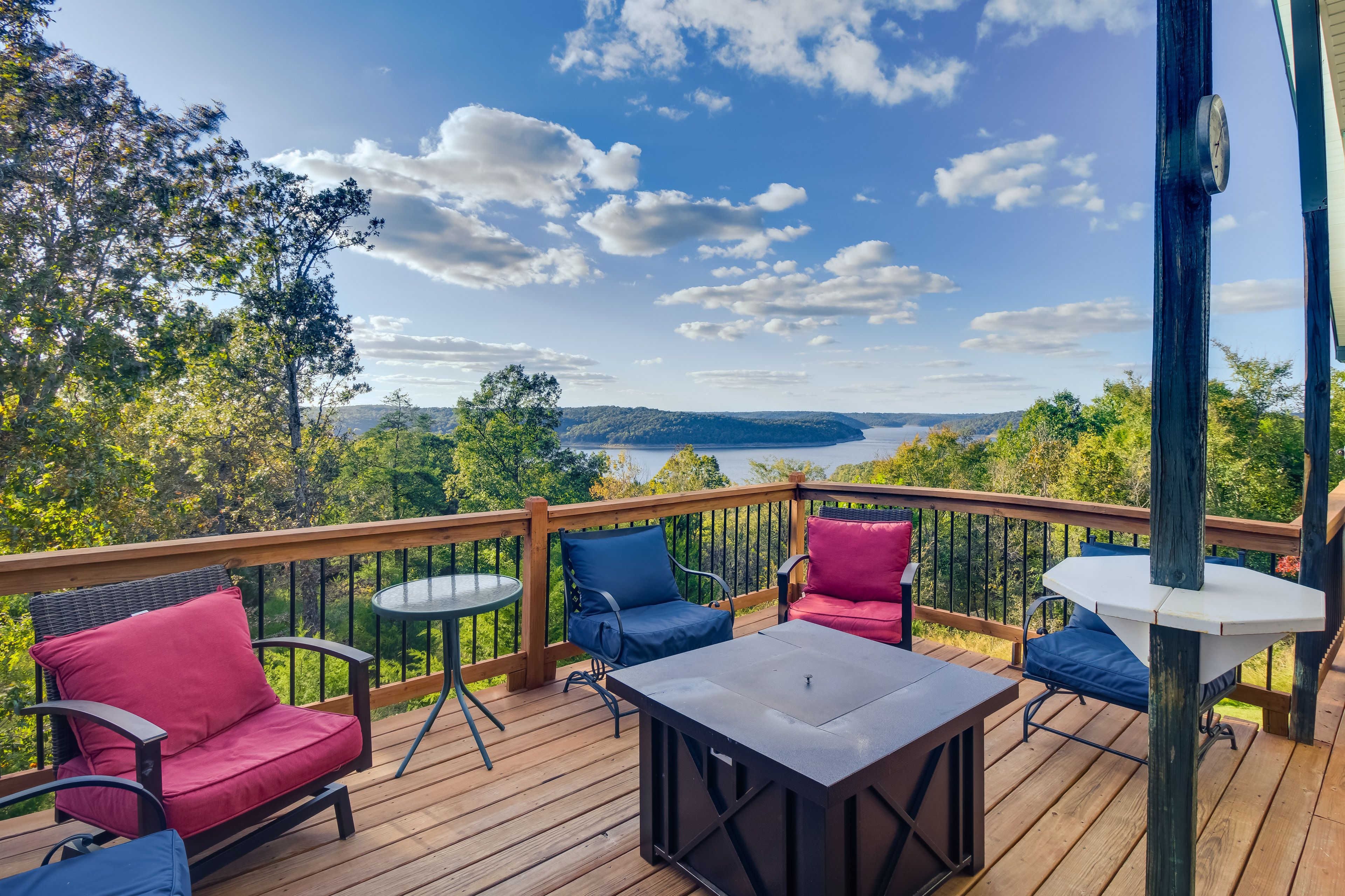 Deck | Gas Grill | Lounge Furniture | Hammock | Lake Views