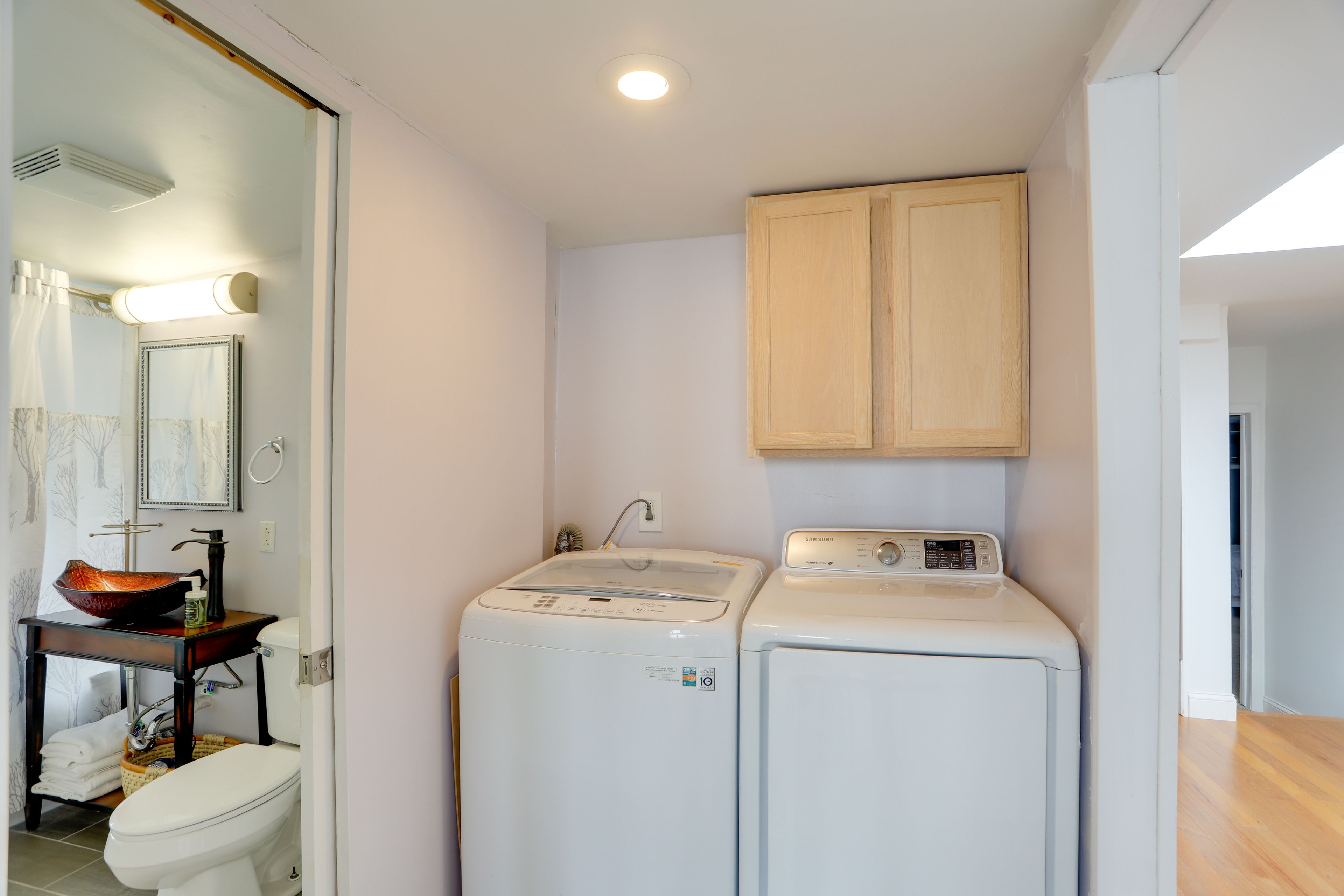 Laundry Area | 2nd Floor | Stairs Required | Iron/Board