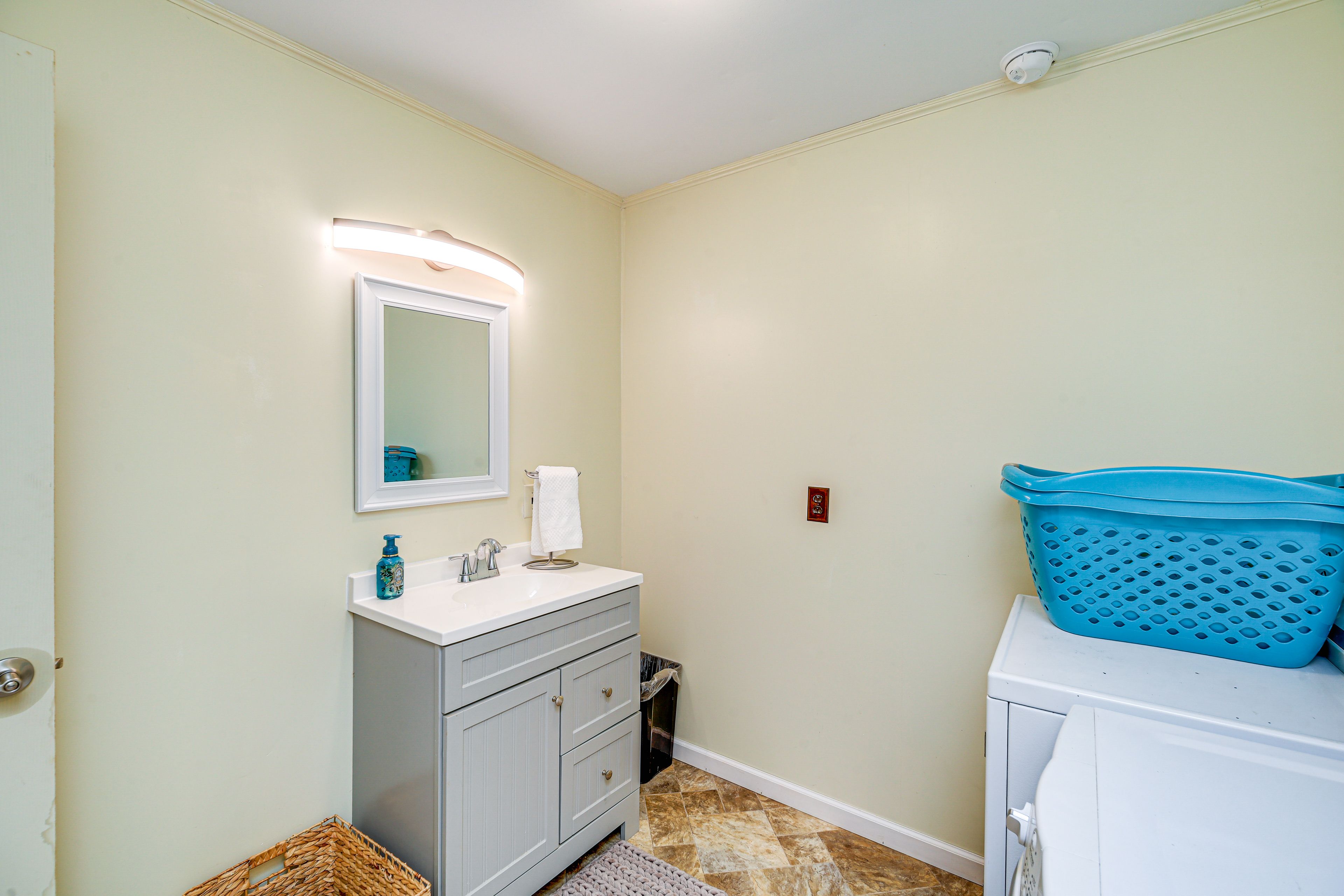 Half Bathroom | Washer & Dryer | Main Level