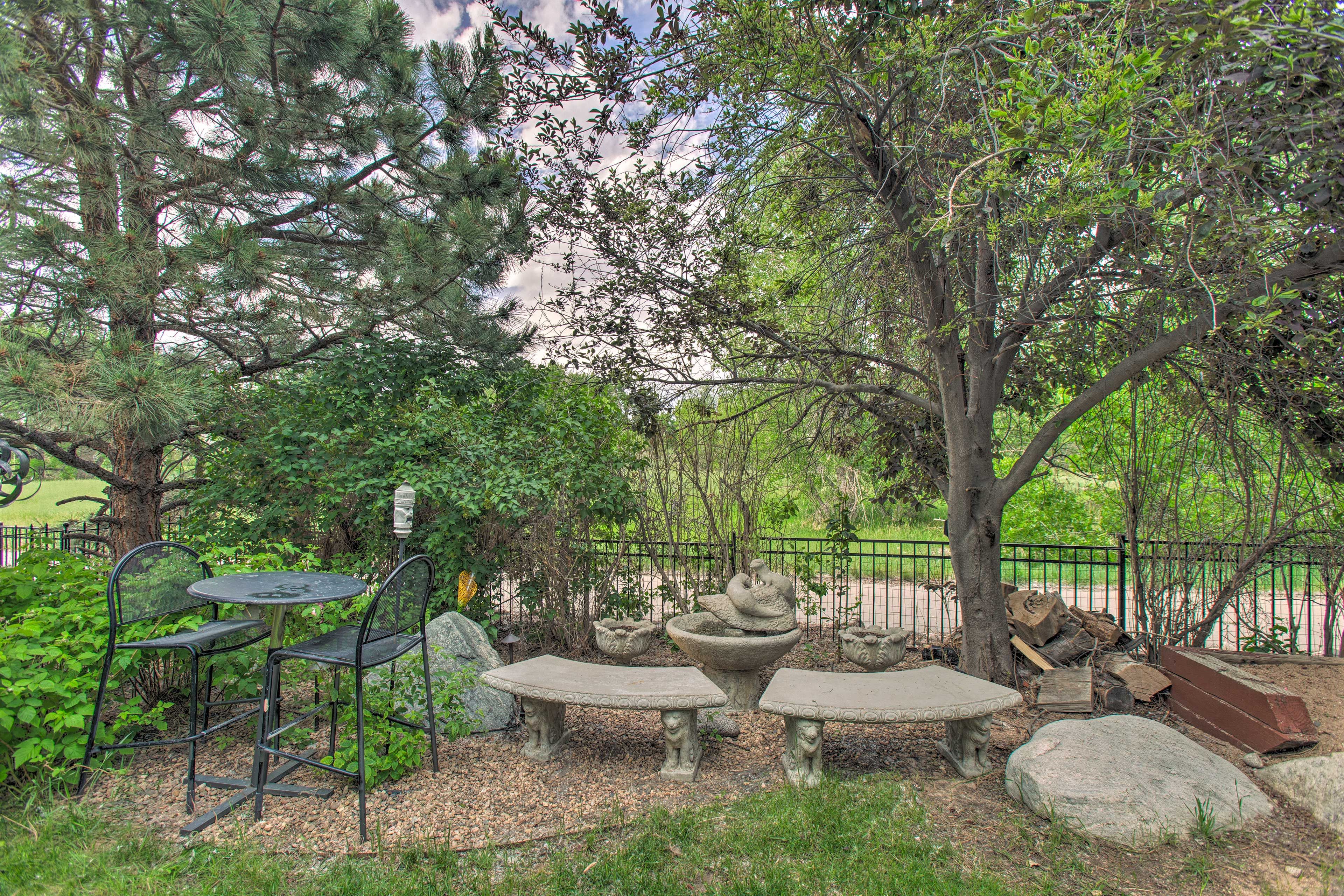 Fenced-In Backyard