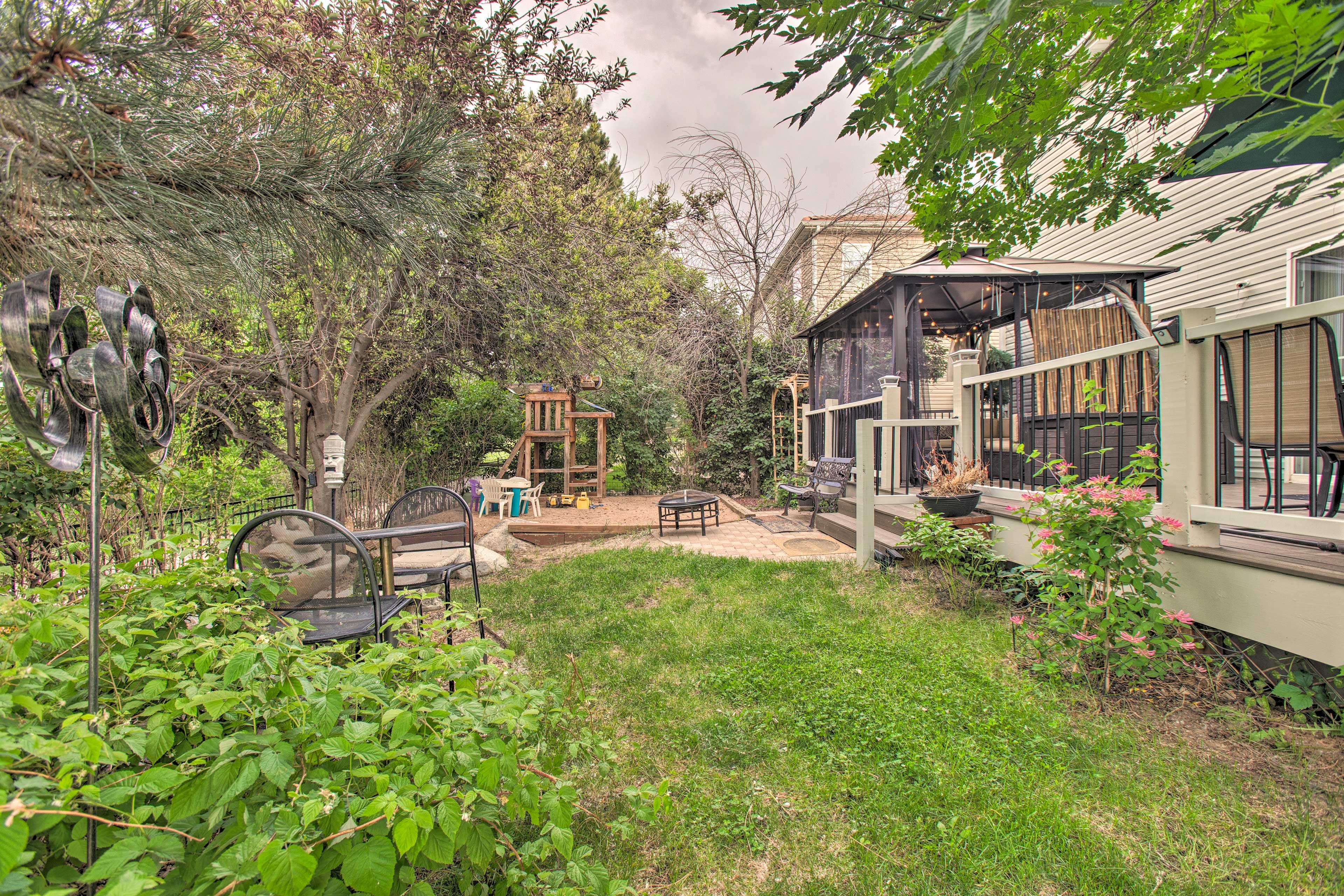 Fenced-In Backyard