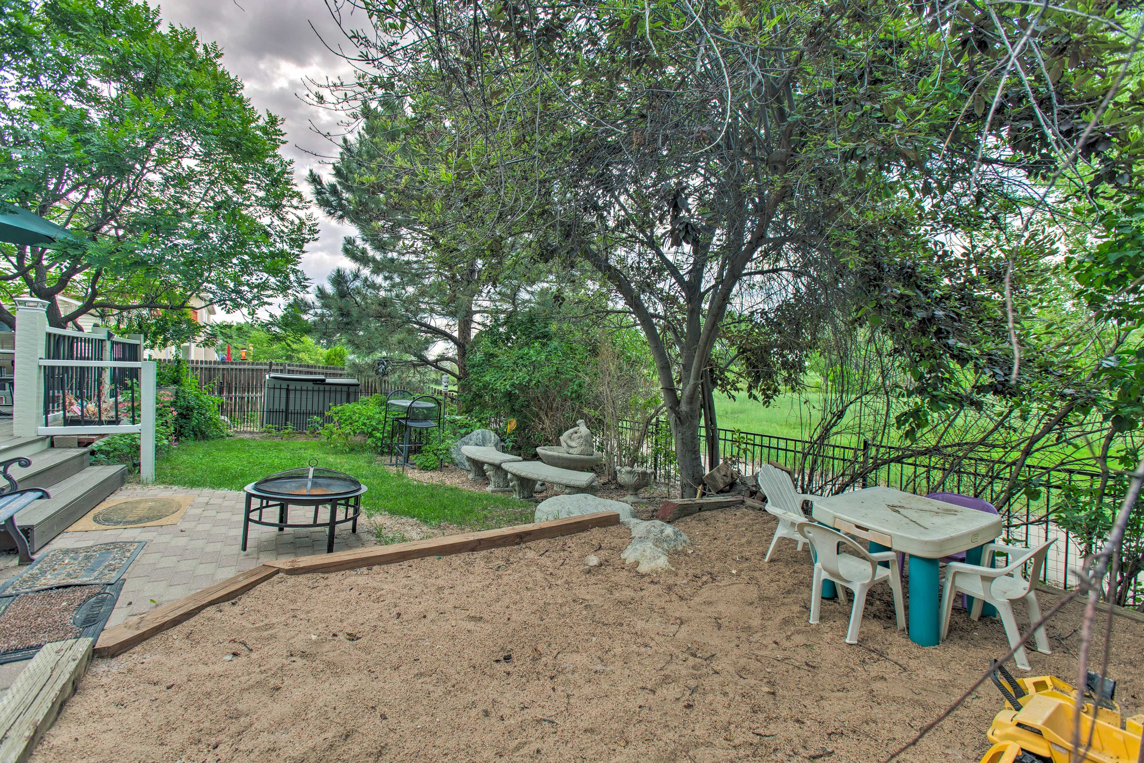 Fenced-In Backyard