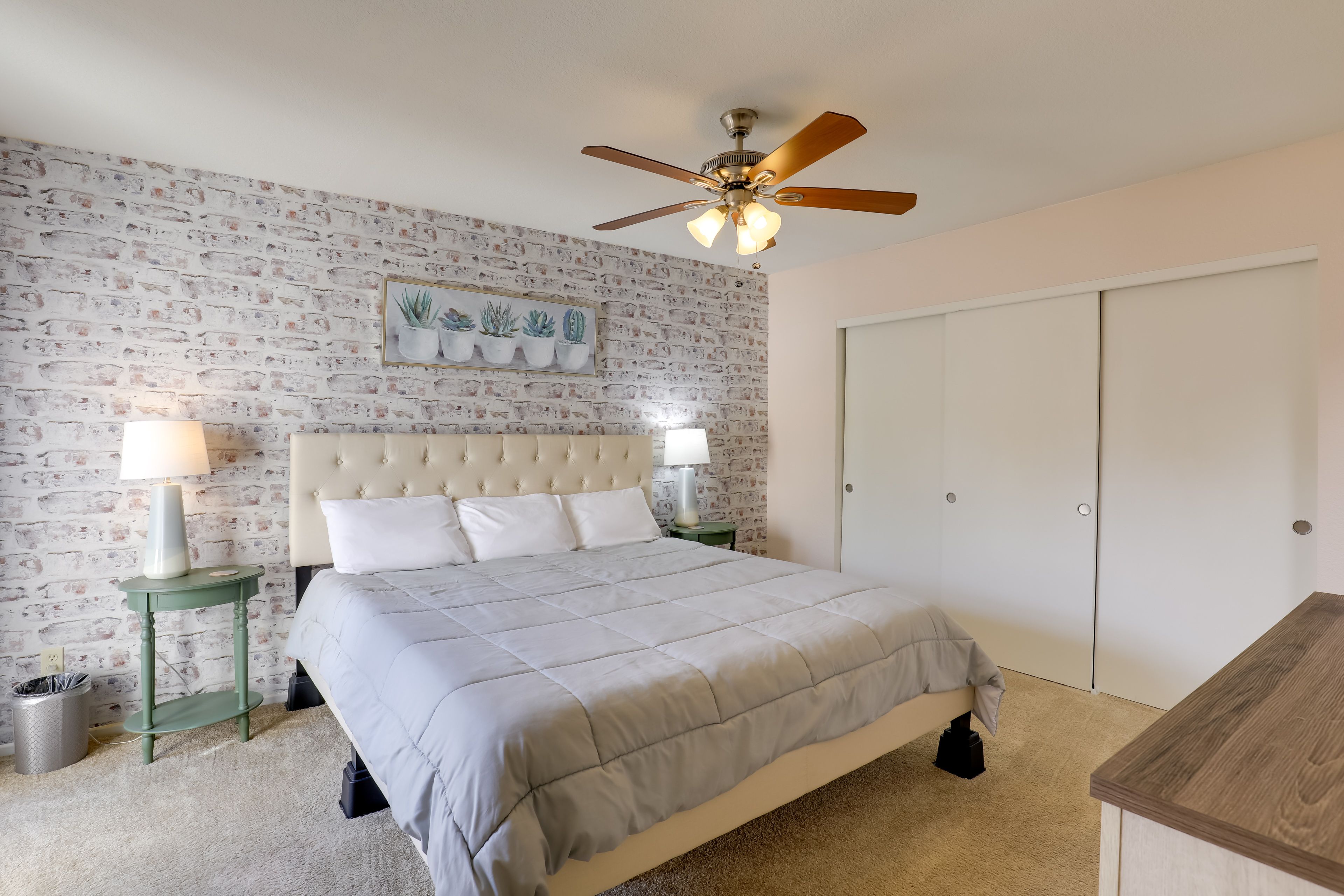 Bedroom 1 | King Bed | Hangers