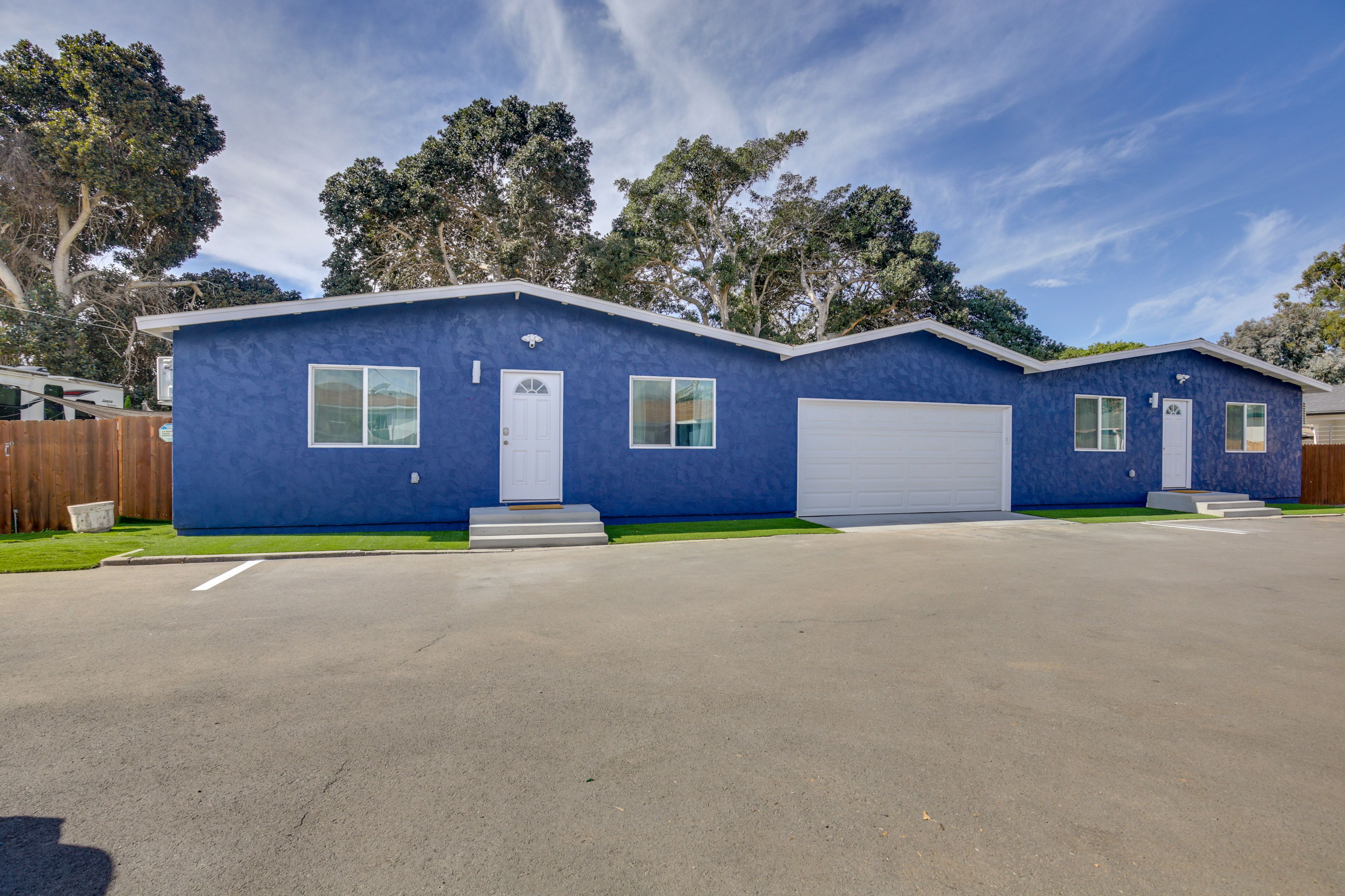 Townhome Exterior | Single-Story Home