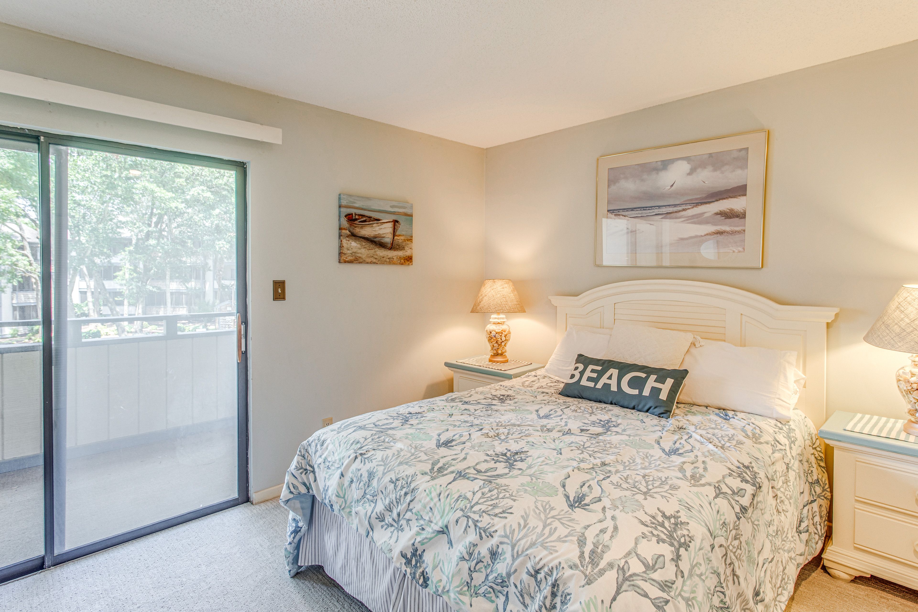 Bedroom 1 | Queen Bed | Linens Provided | Balcony Access