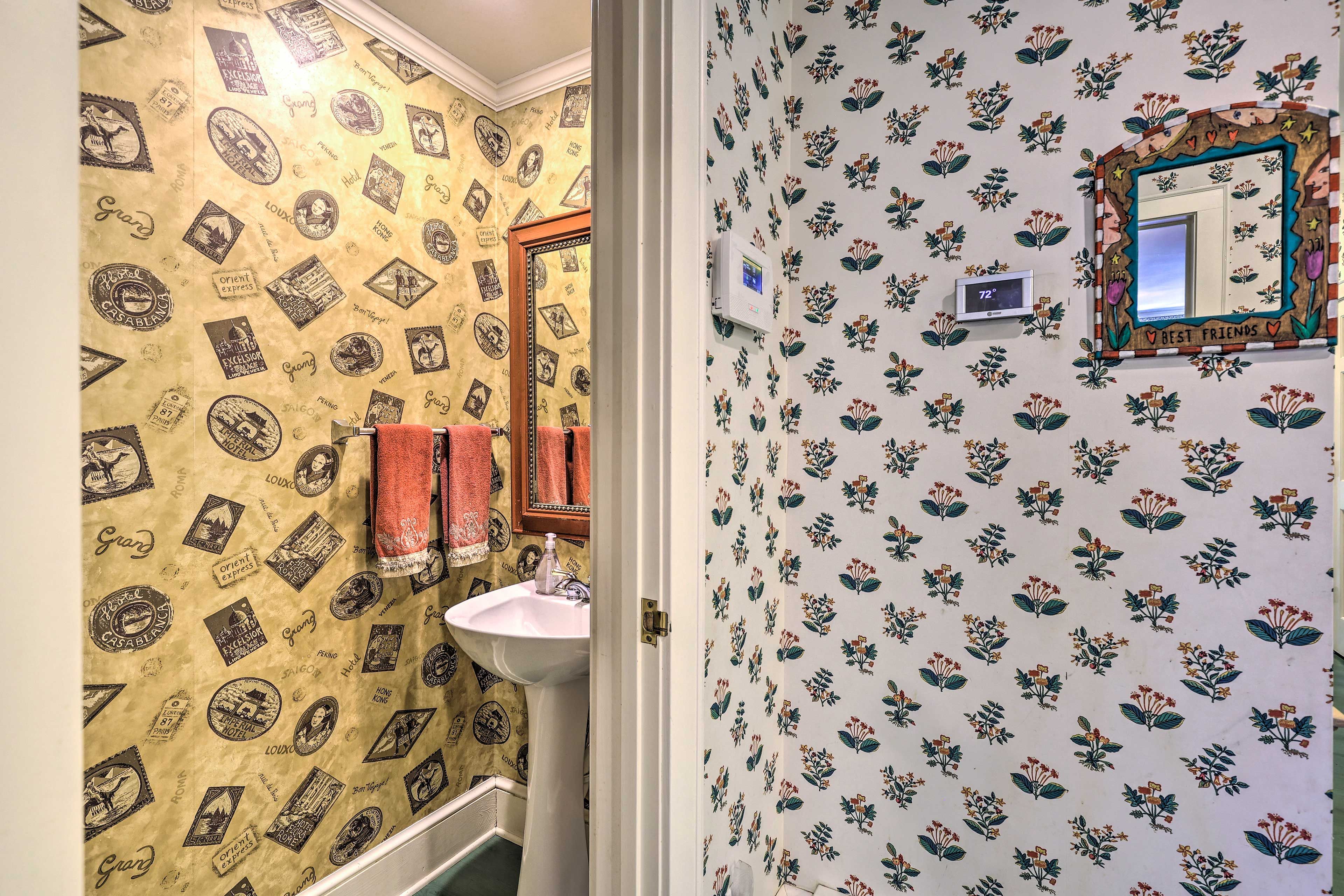 Half Bathroom | 1st Floor | Stairs Required