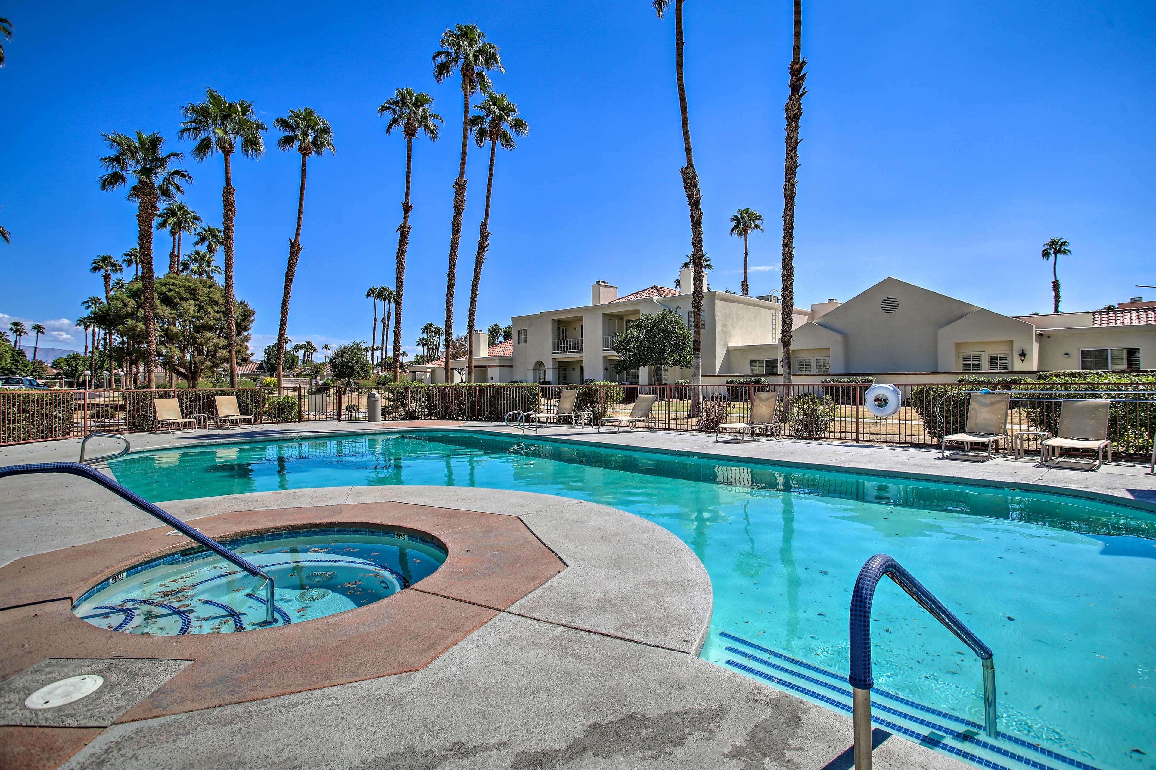 Community Pool & Hot Tub | Community Visitors' Lot Parking (2 Vehicles)