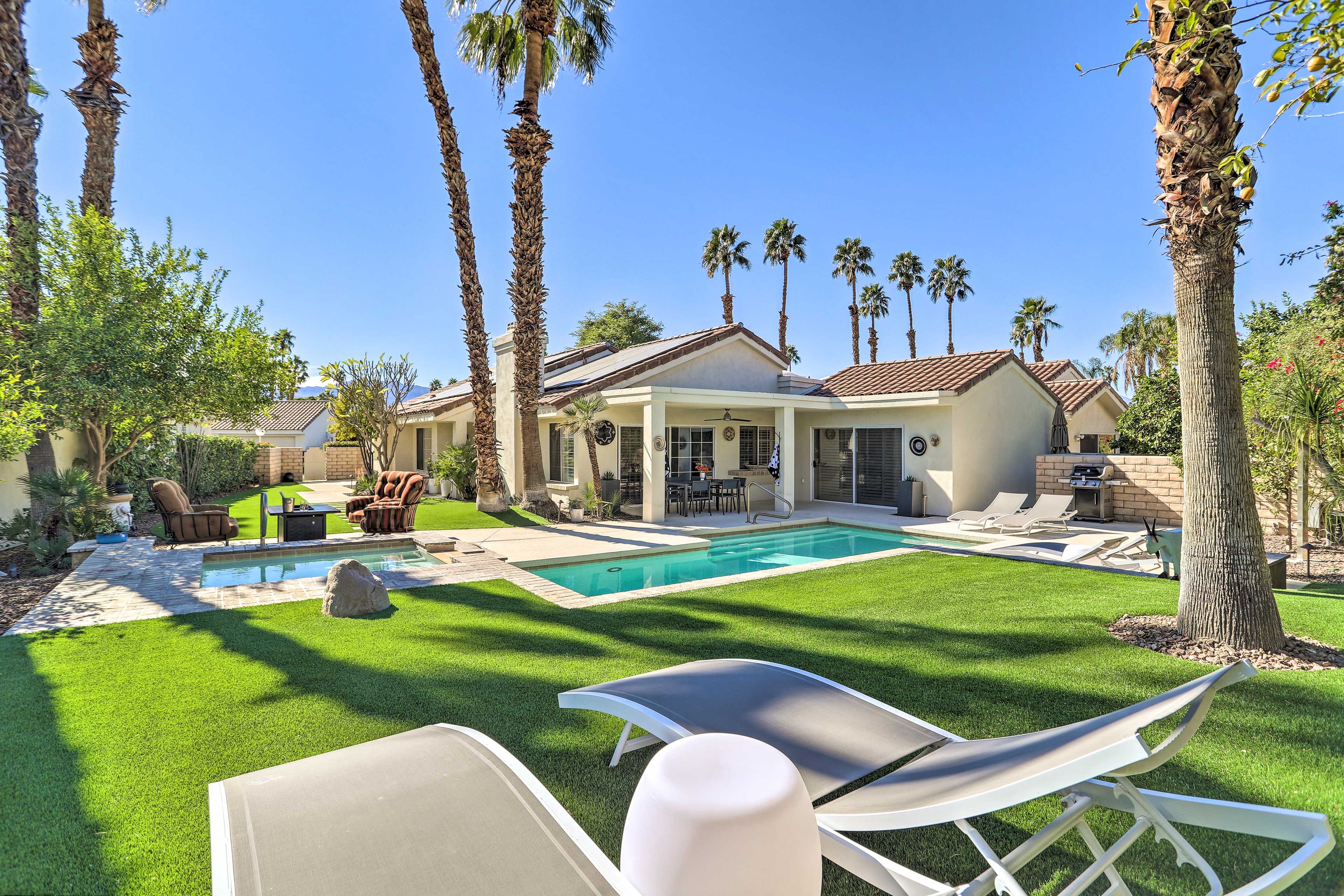 Palm Desert Vacation Rental | 3BR | 2.5BA | Step-Free Access | 2,062 Sq Ft