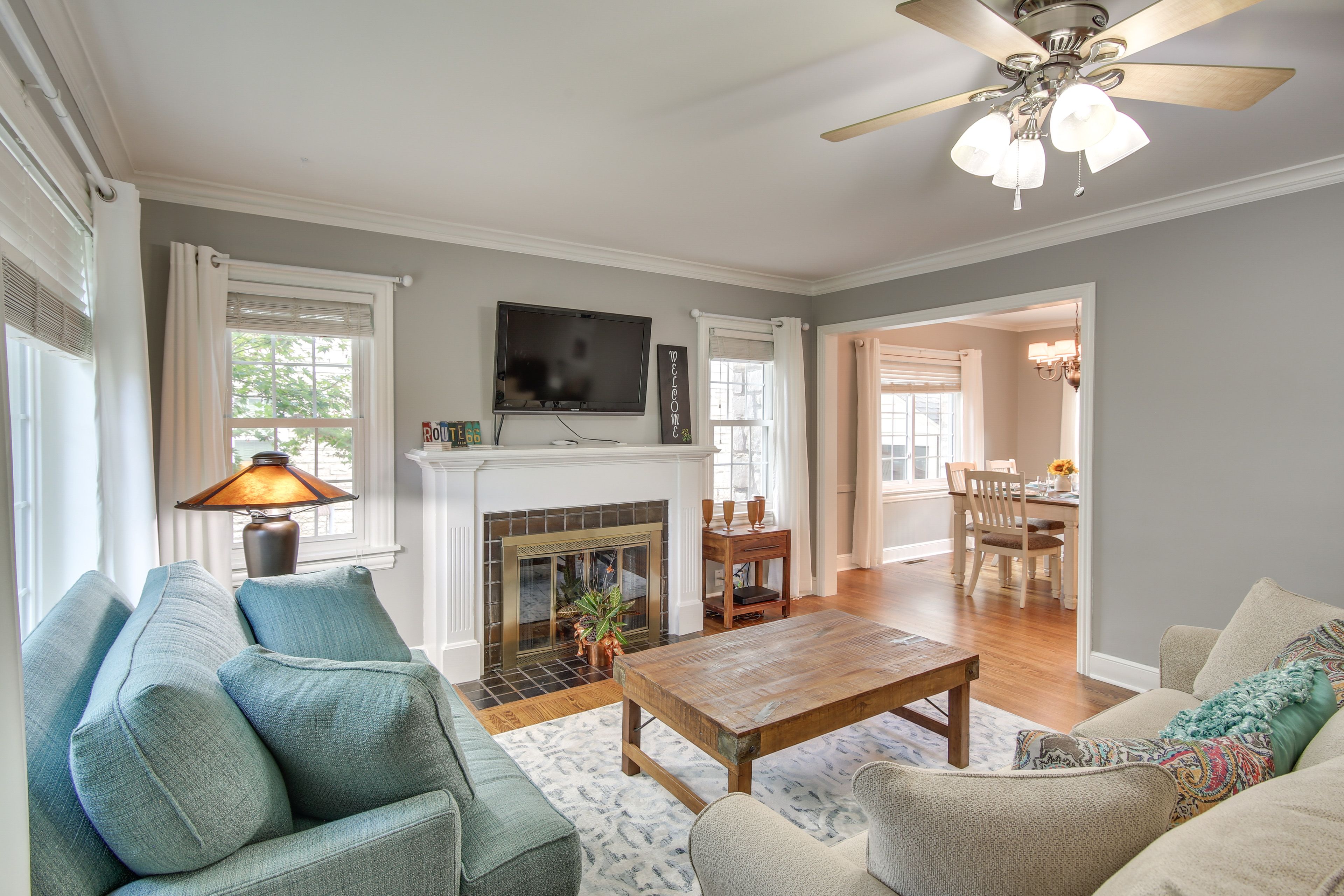 Tulsa Vacation Rental | 2BR | 1BA | 1-Story Cottage | 2 Steps to Enter