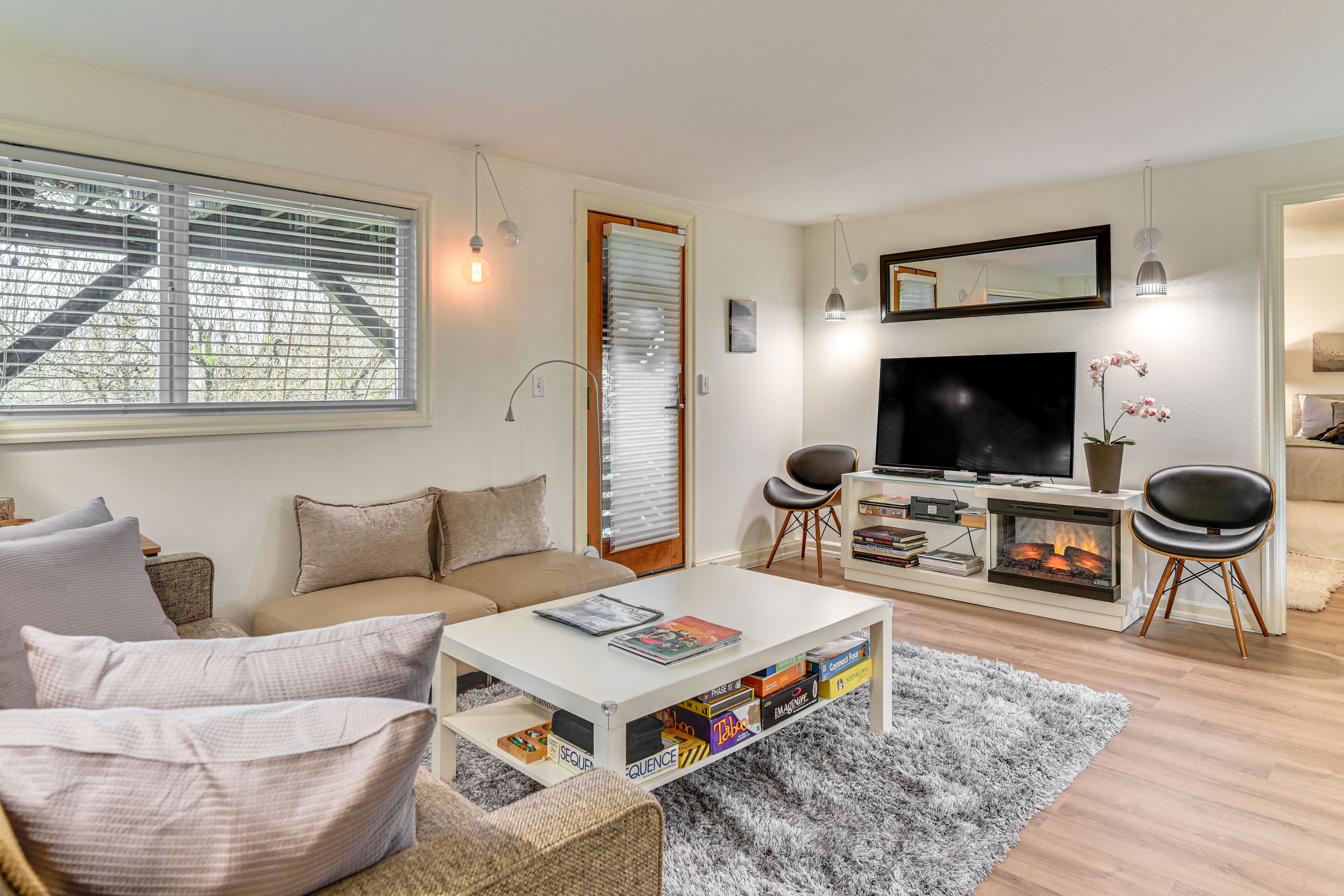 Portland Vacation Rental | 2BR | 1BA | 850 Sq Ft | Stairs/Stone Walkway Required