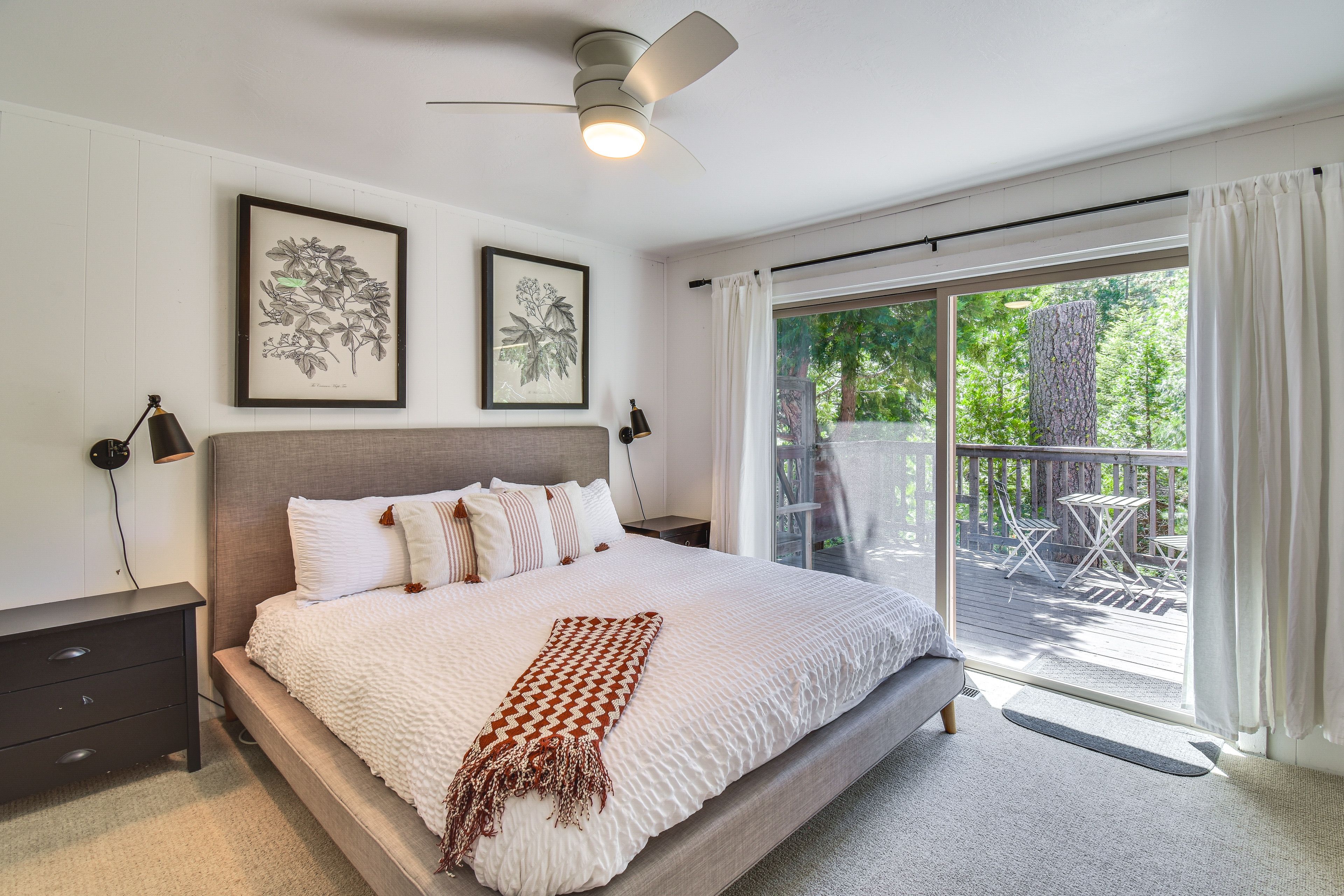 Bedroom 1 | California King Bed | Smart TV | Crib | Iron & Board | Hangers