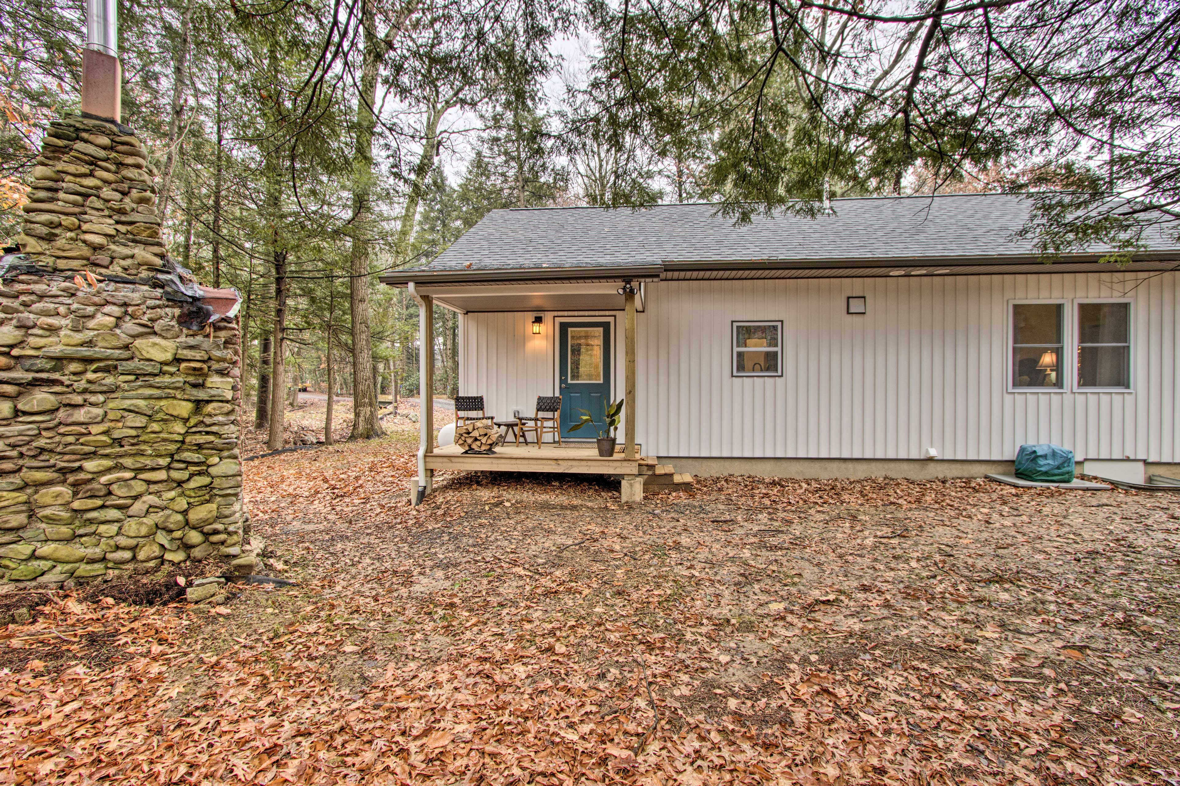 Home Exterior | Wooded Backyard