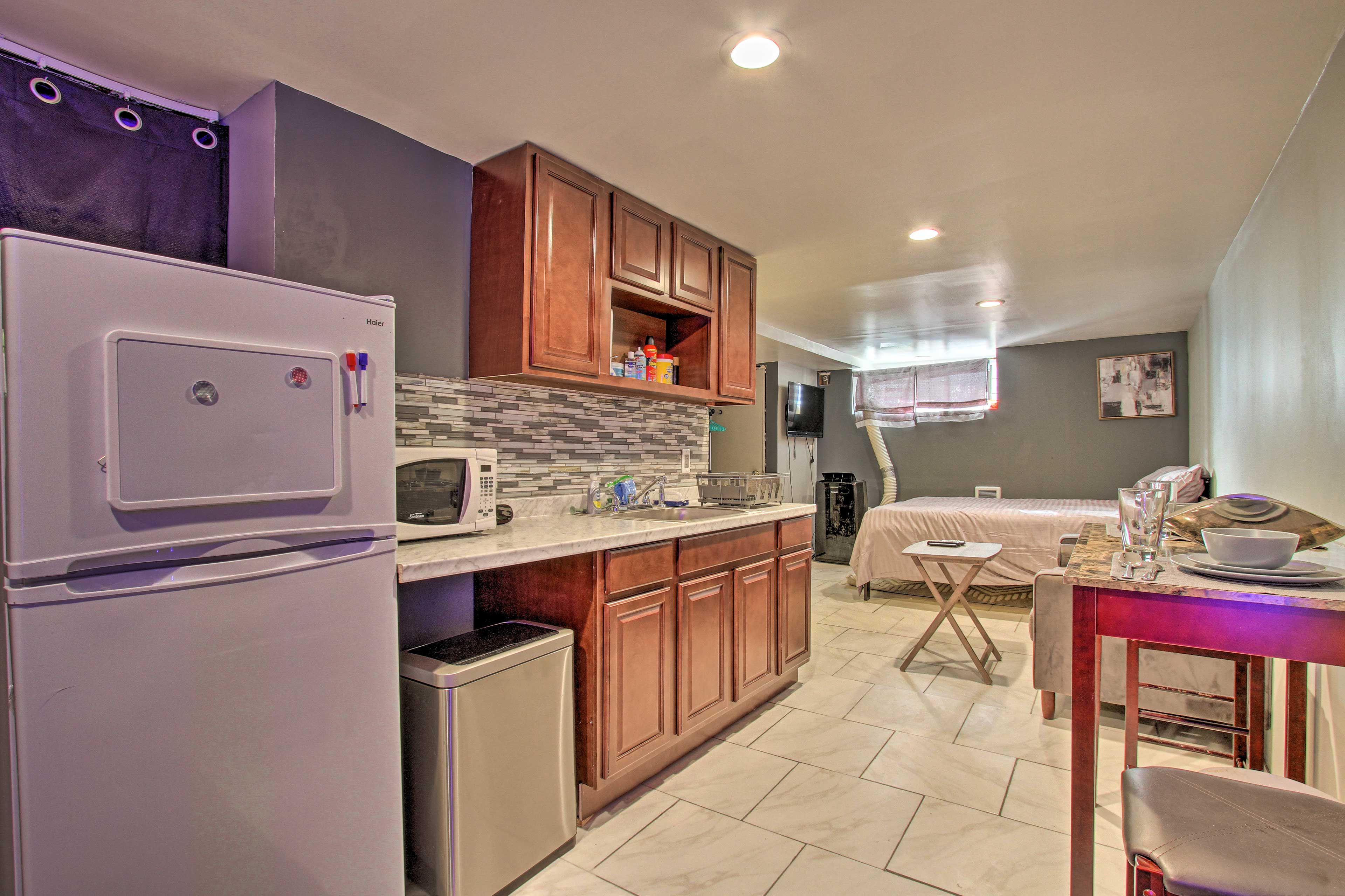 Philadelphia Vacation Rental | Studio | 1BA | 495 Sq Ft | Step-Free Access