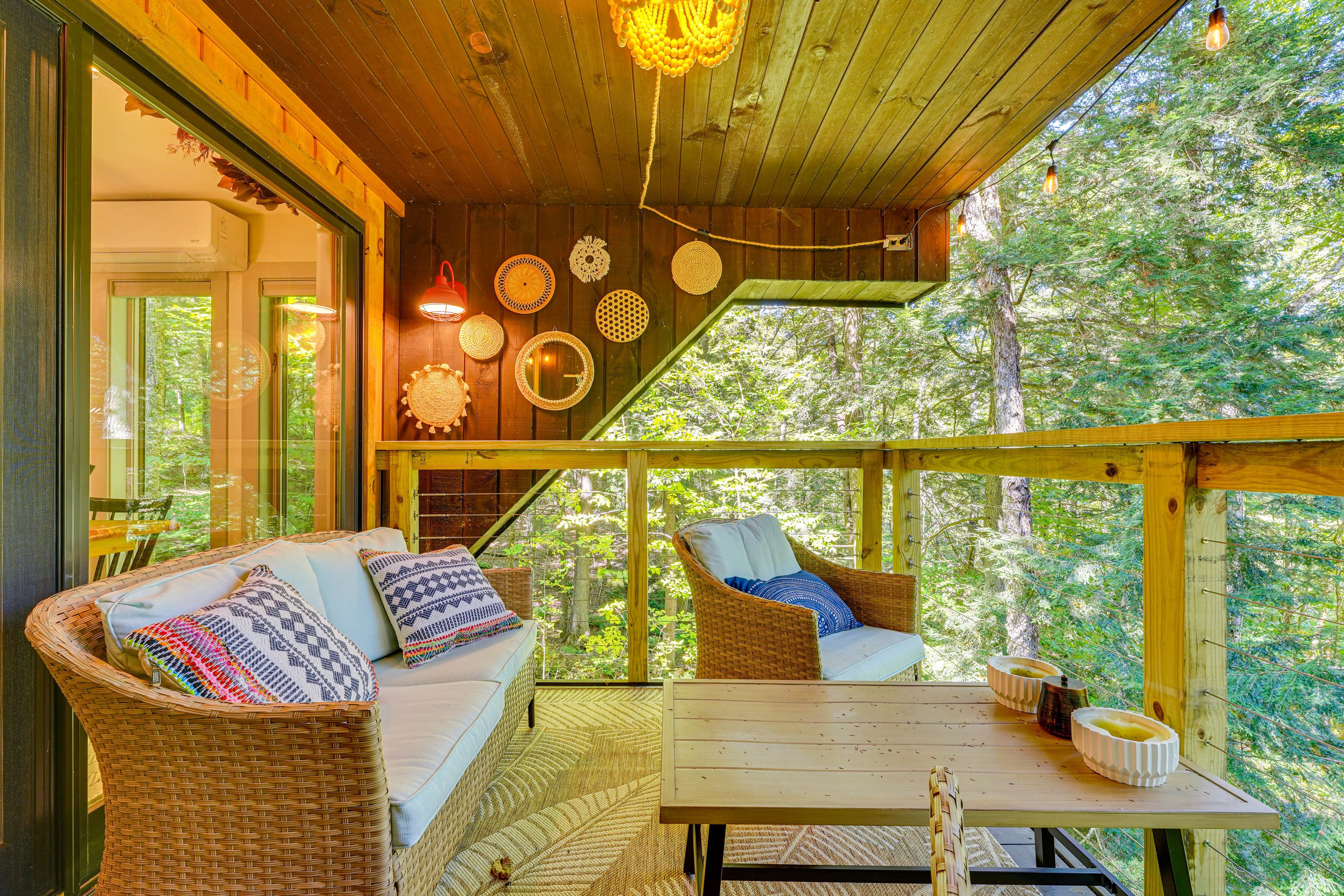 Furnished Balcony w/ Seating