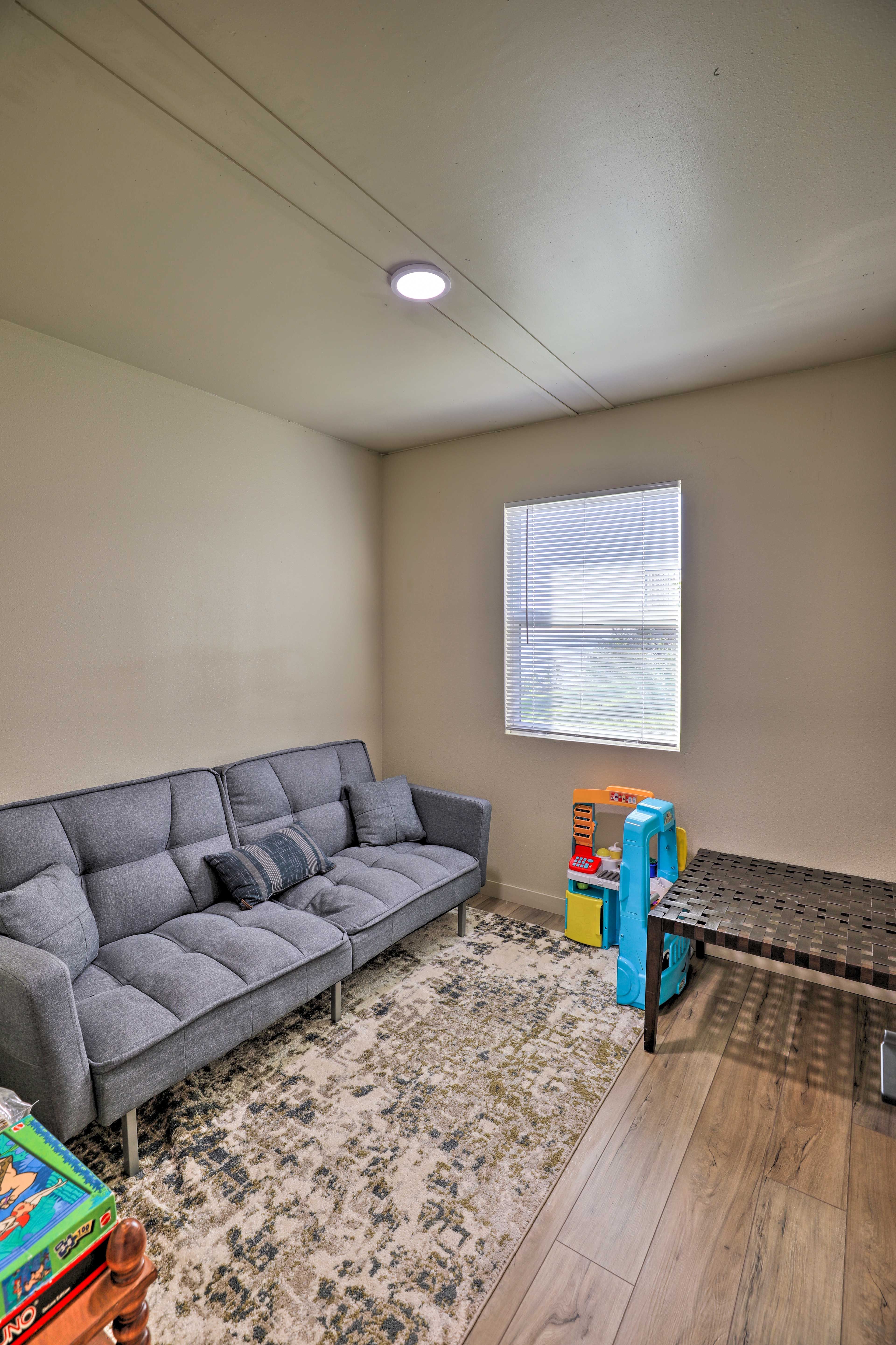Bedroom 2 (Playroom) | Main Level | Futon