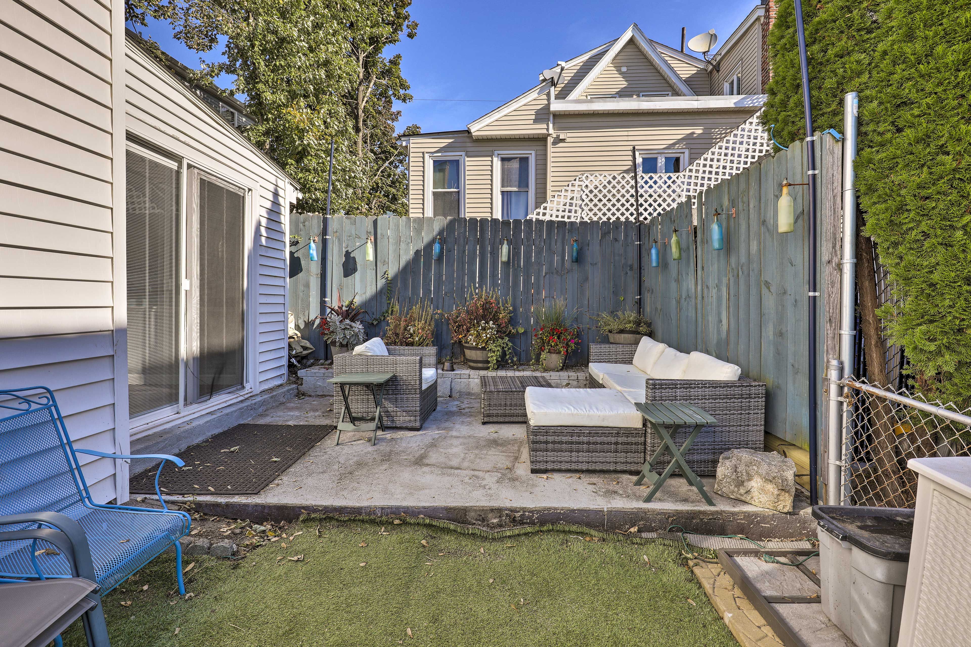 Fenced-In Yard | Patio