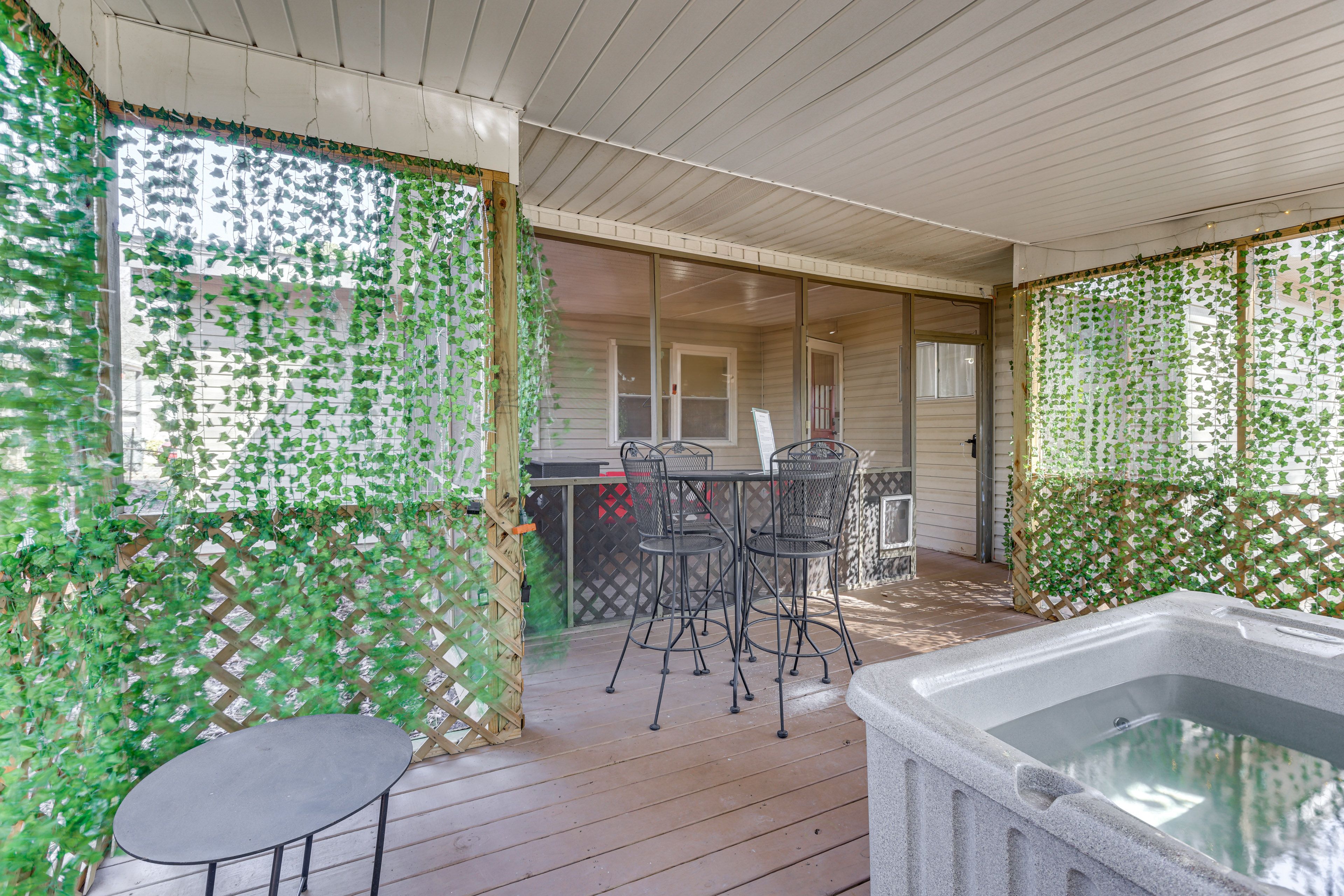 Cottage Exterior | Addt'l Dining Area | Private Hot Tub
