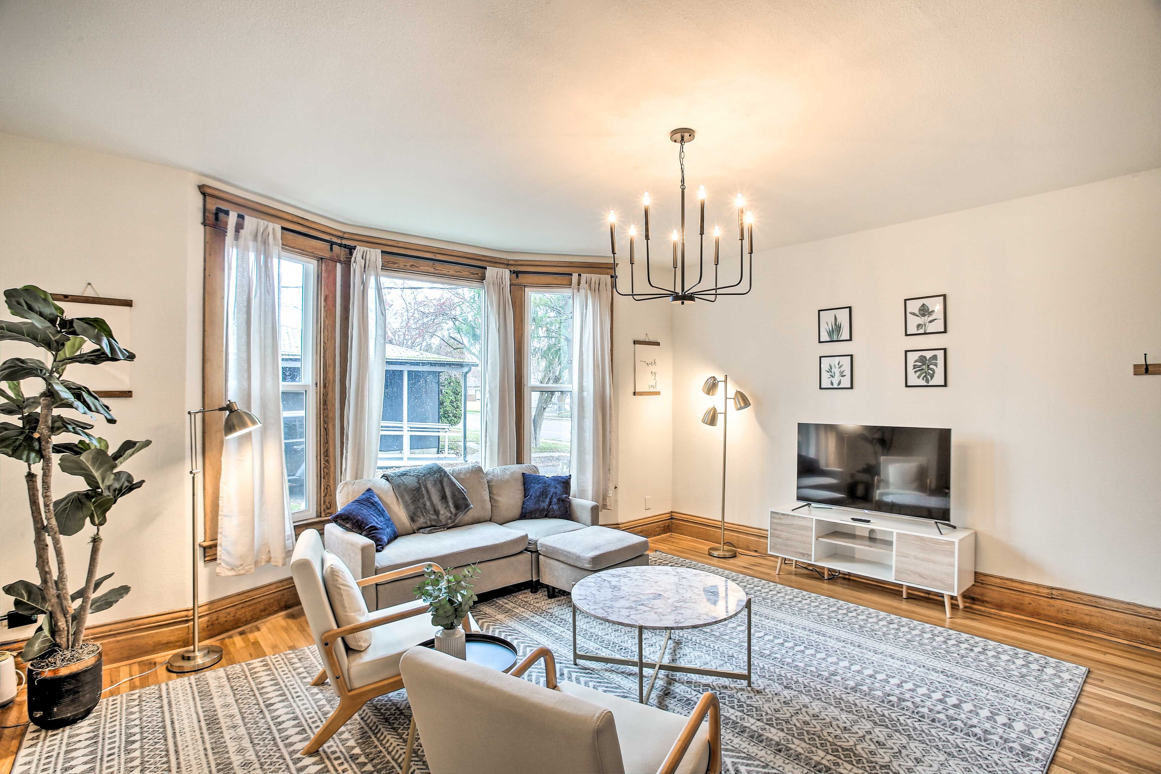 Spokane Vacation Rental | 1BR | 1BA | 1,000 Sq Ft | 3 Steps to Enter