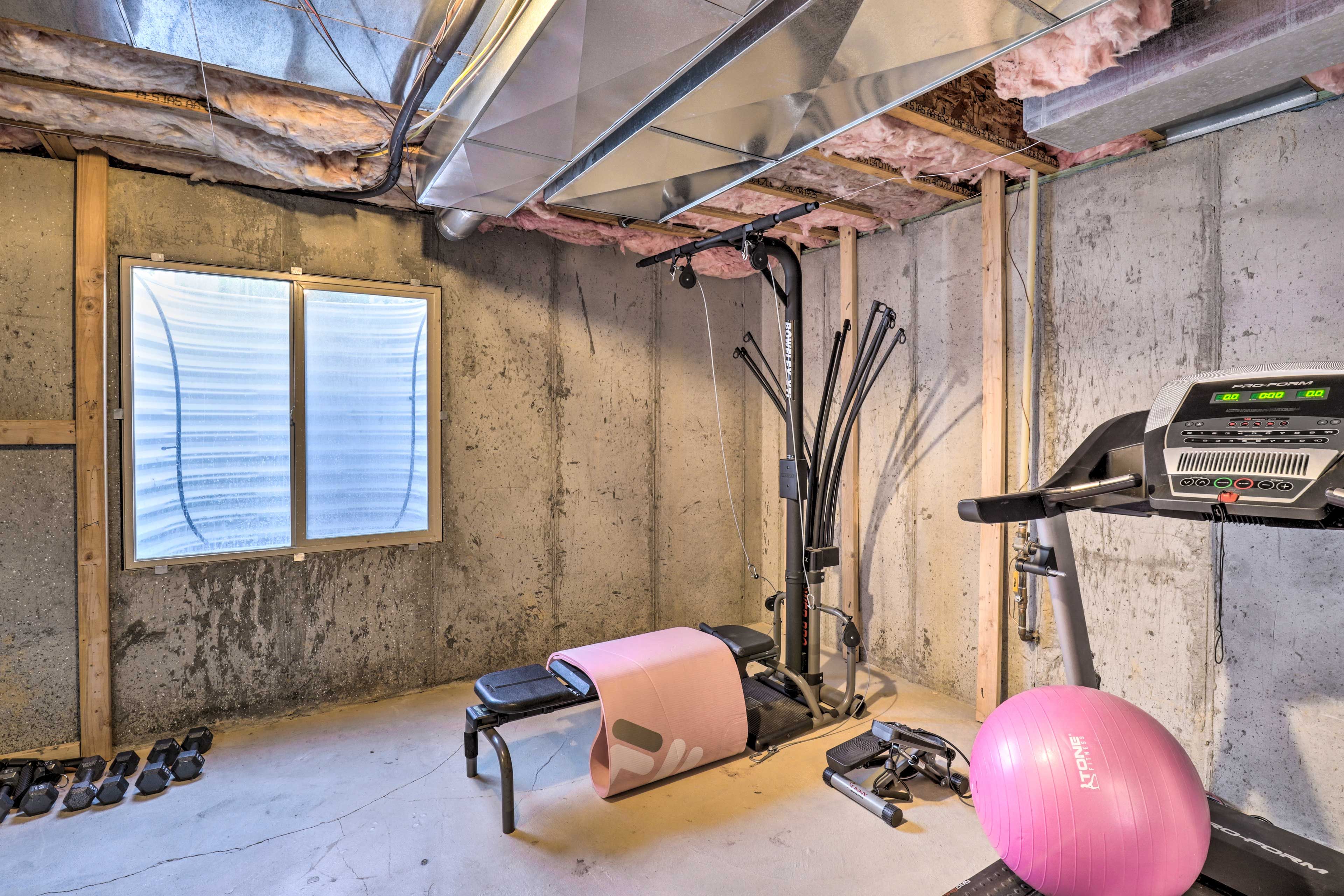 Home Gym | Basement | Stairs Required