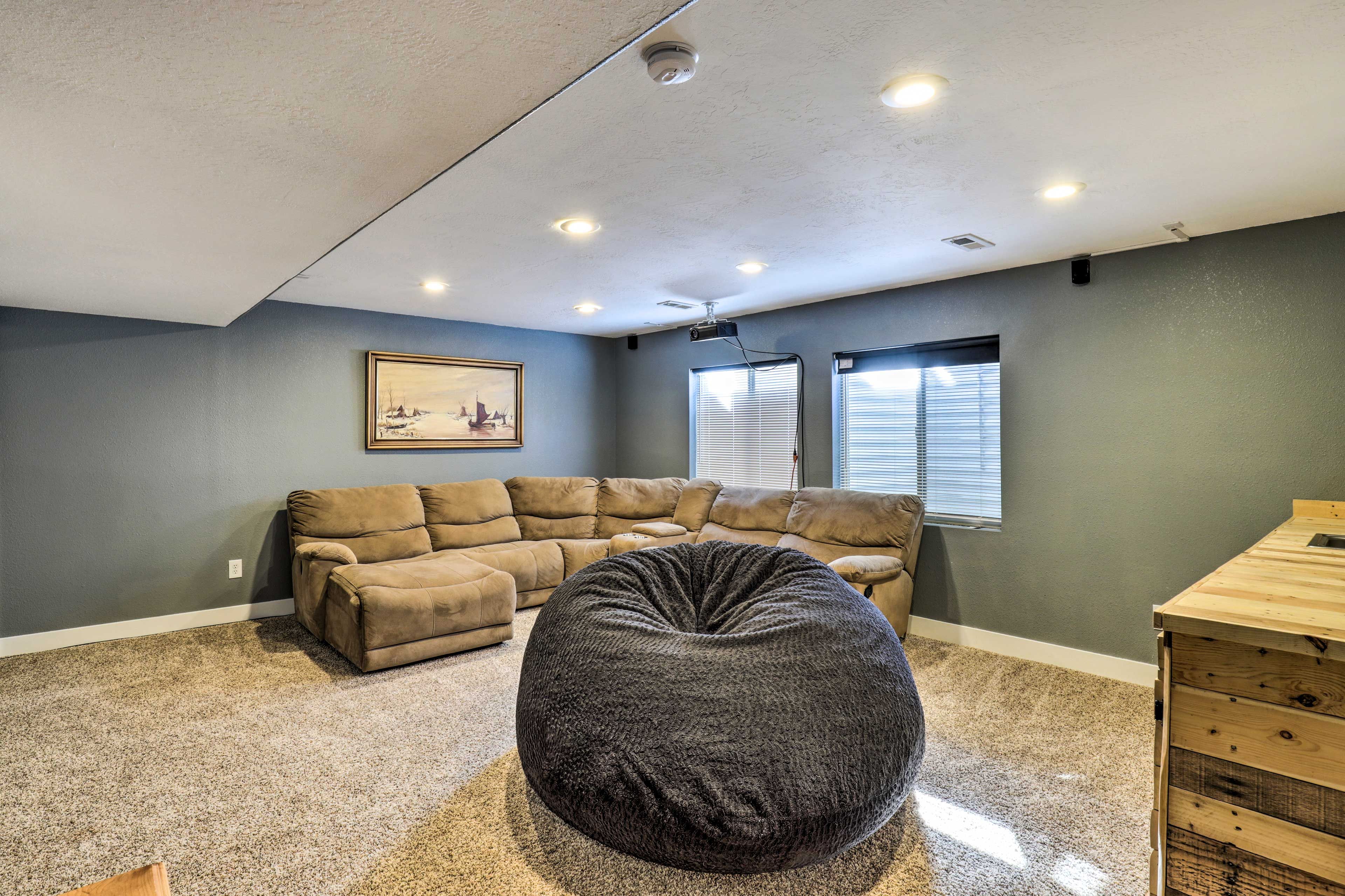Theater | Basement | Stairs Required