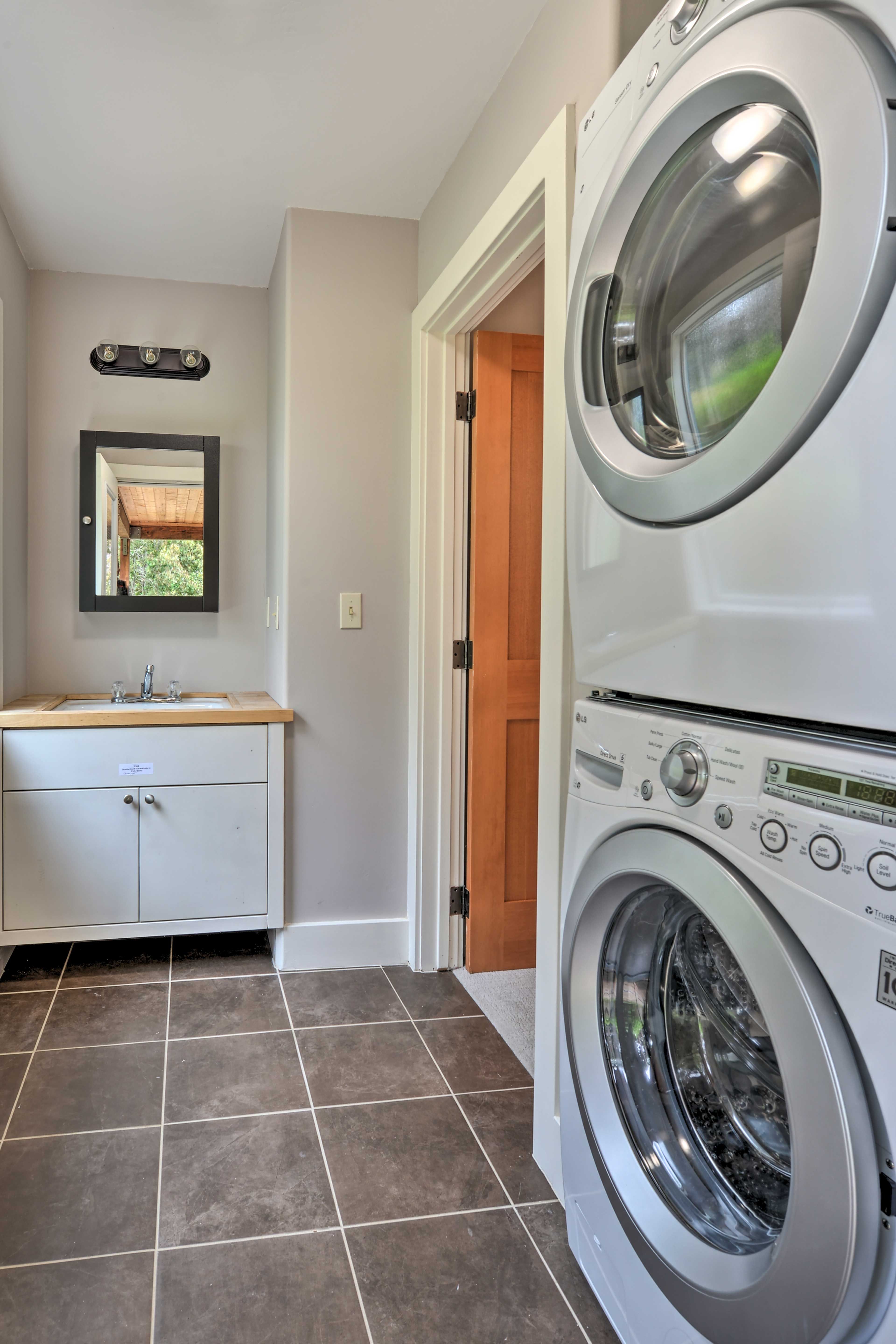 Half Bathroom | At-Home Laundry