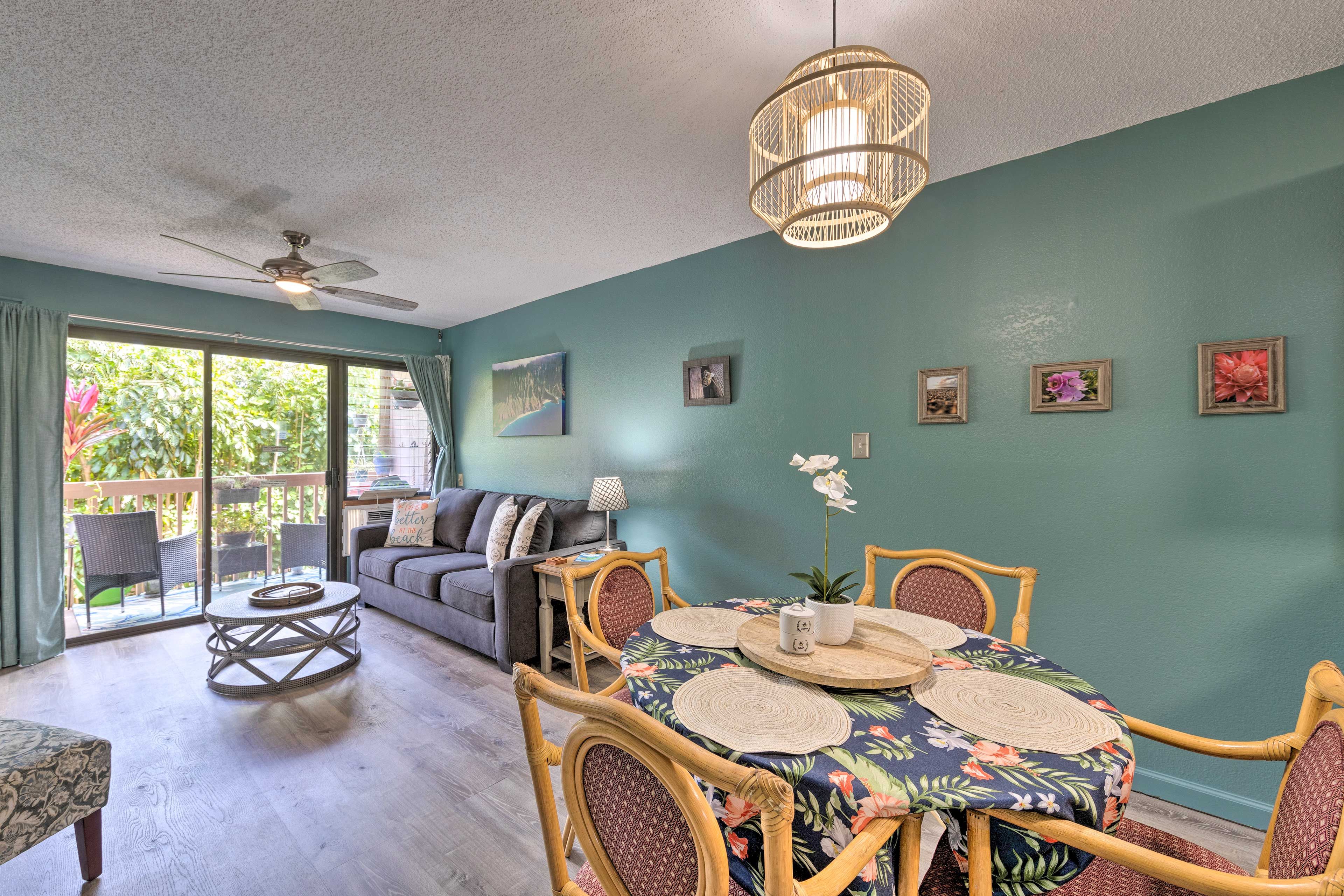 Lihue Vacation Rental | 2BR | 1.5BA | 920 Sq Ft | Stairs Required