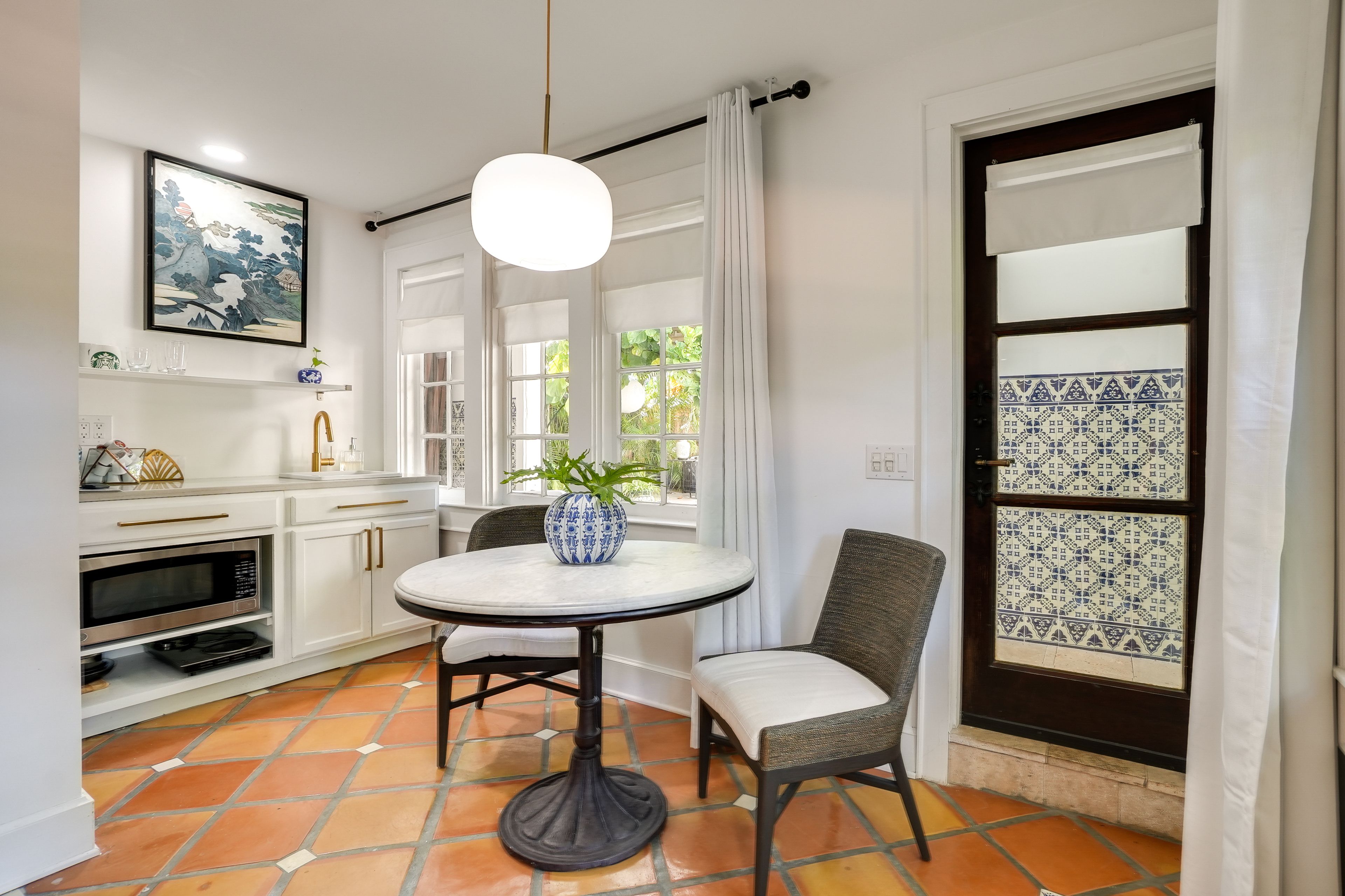Studio Interior | Breakfast Table | Gated Unit