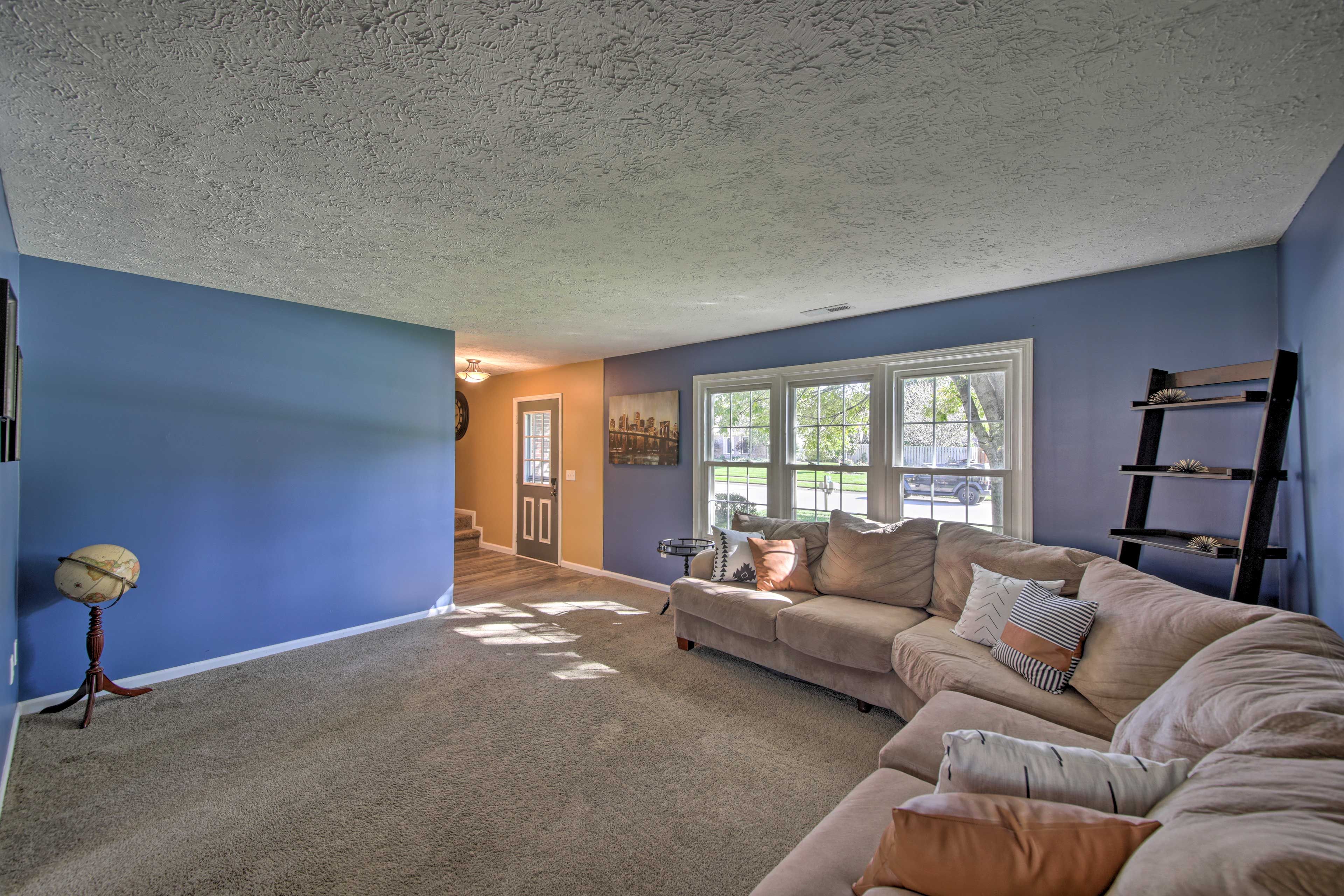 Living Room | Central Heating & A/C