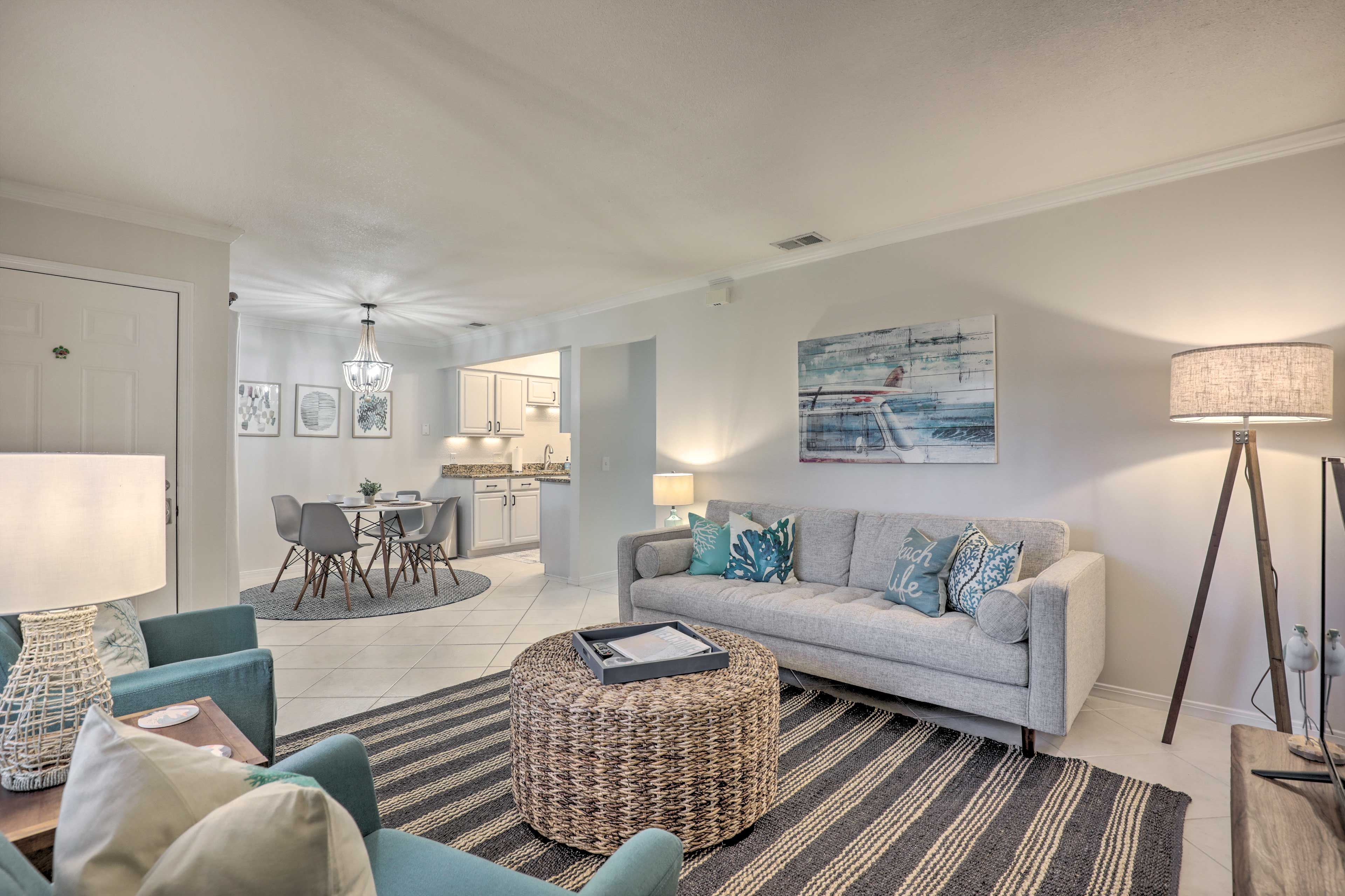 Living Area | Central Heat & A/C