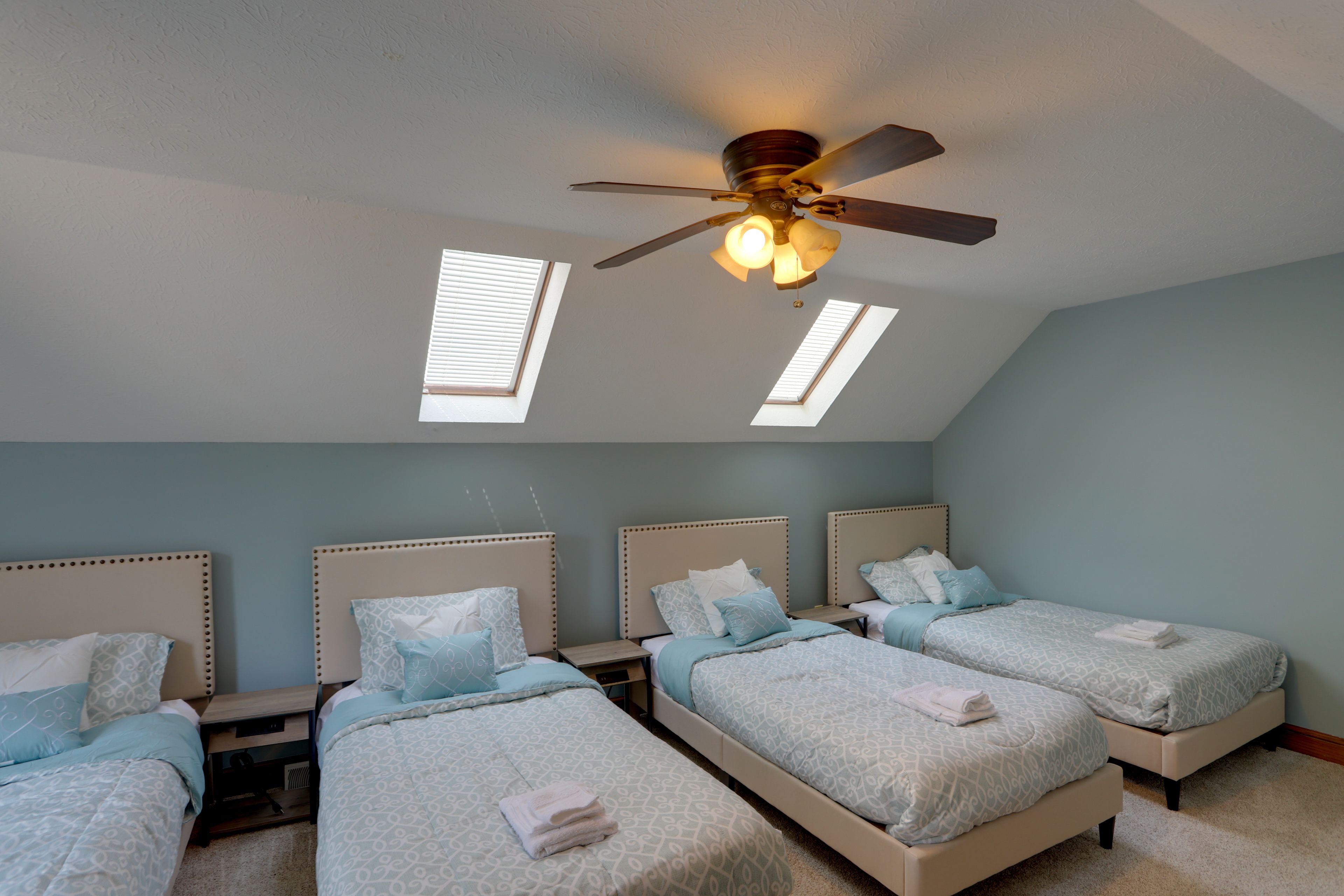 Bedroom 4 | 4 Twin Beds | Smart TV | 2nd Floor