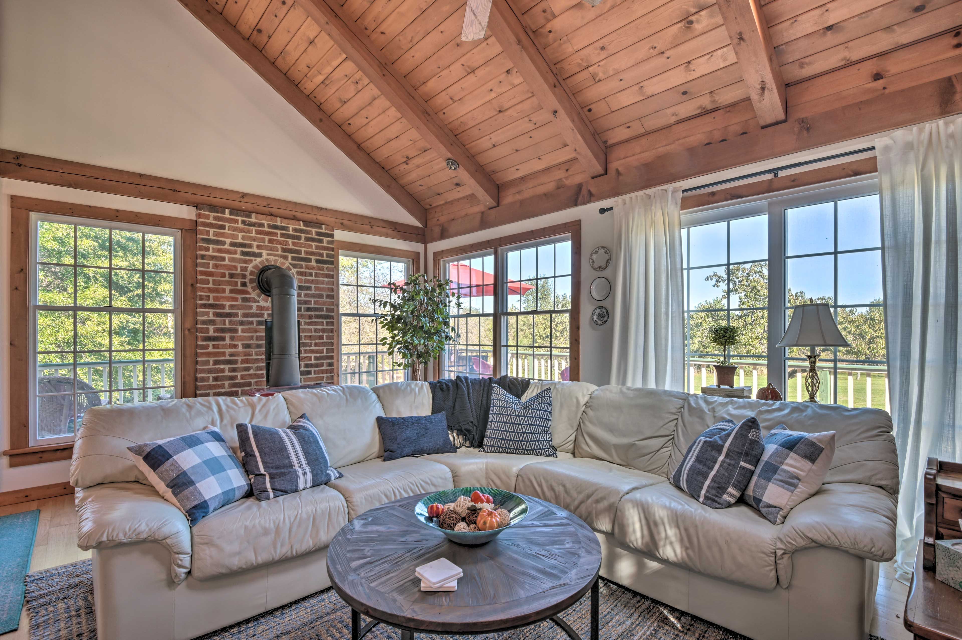 Living Room | Wood-Burning Stove