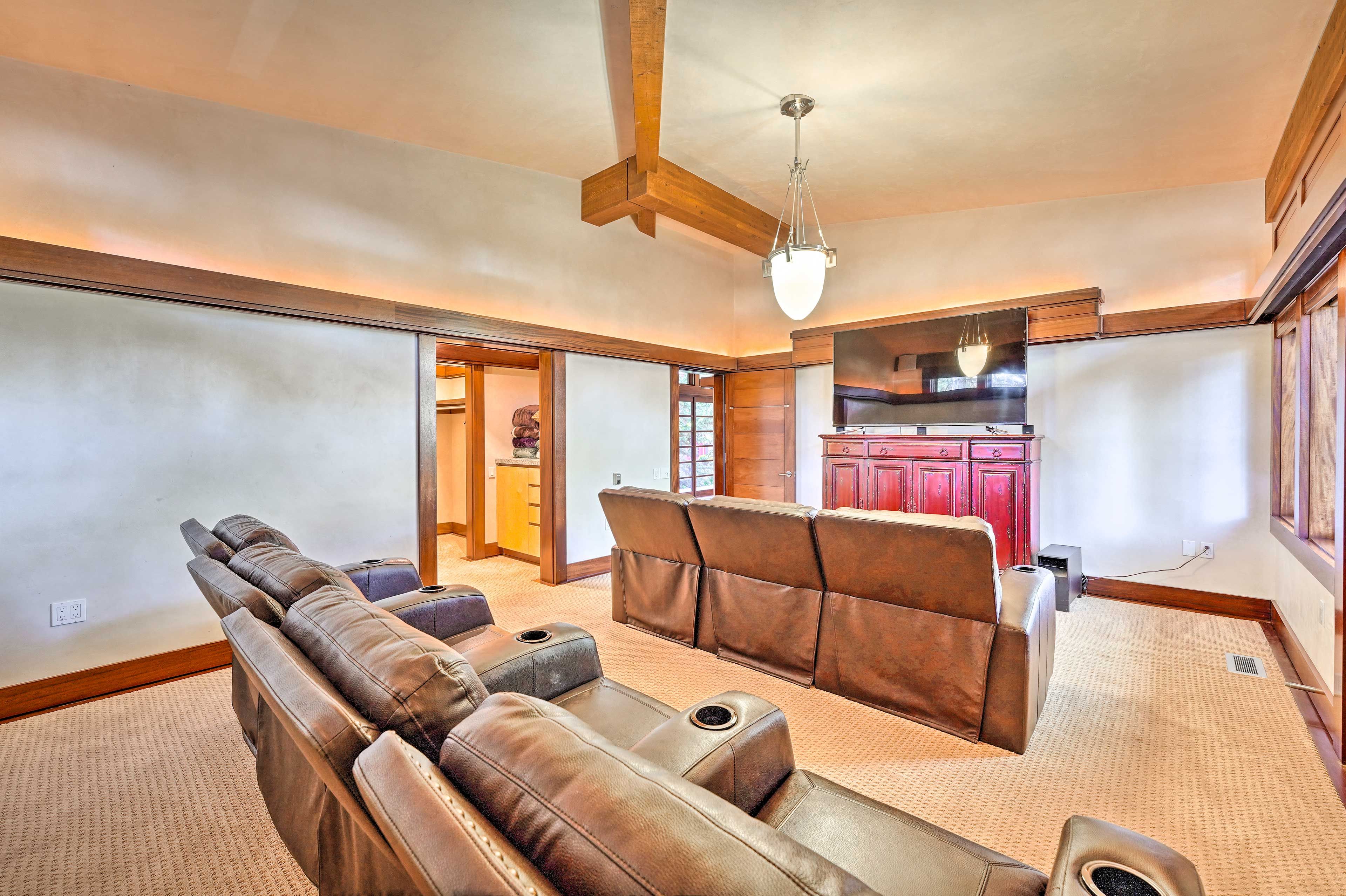 Home Theater | 1st Floor | Smart/Cable TV | Video Library | DVD Player | Stereo