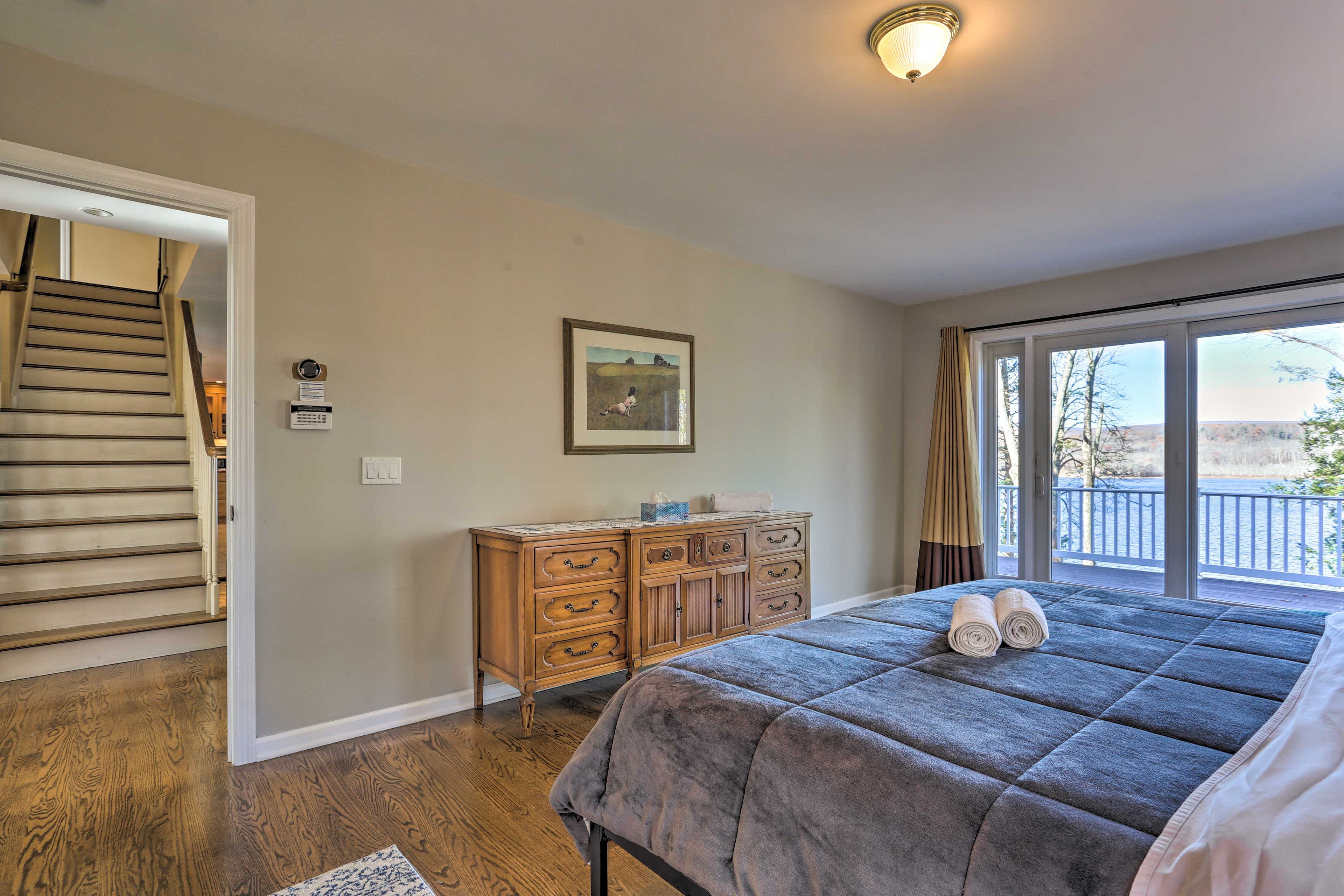 Bedroom 1 | Linens Provided | Deck Access