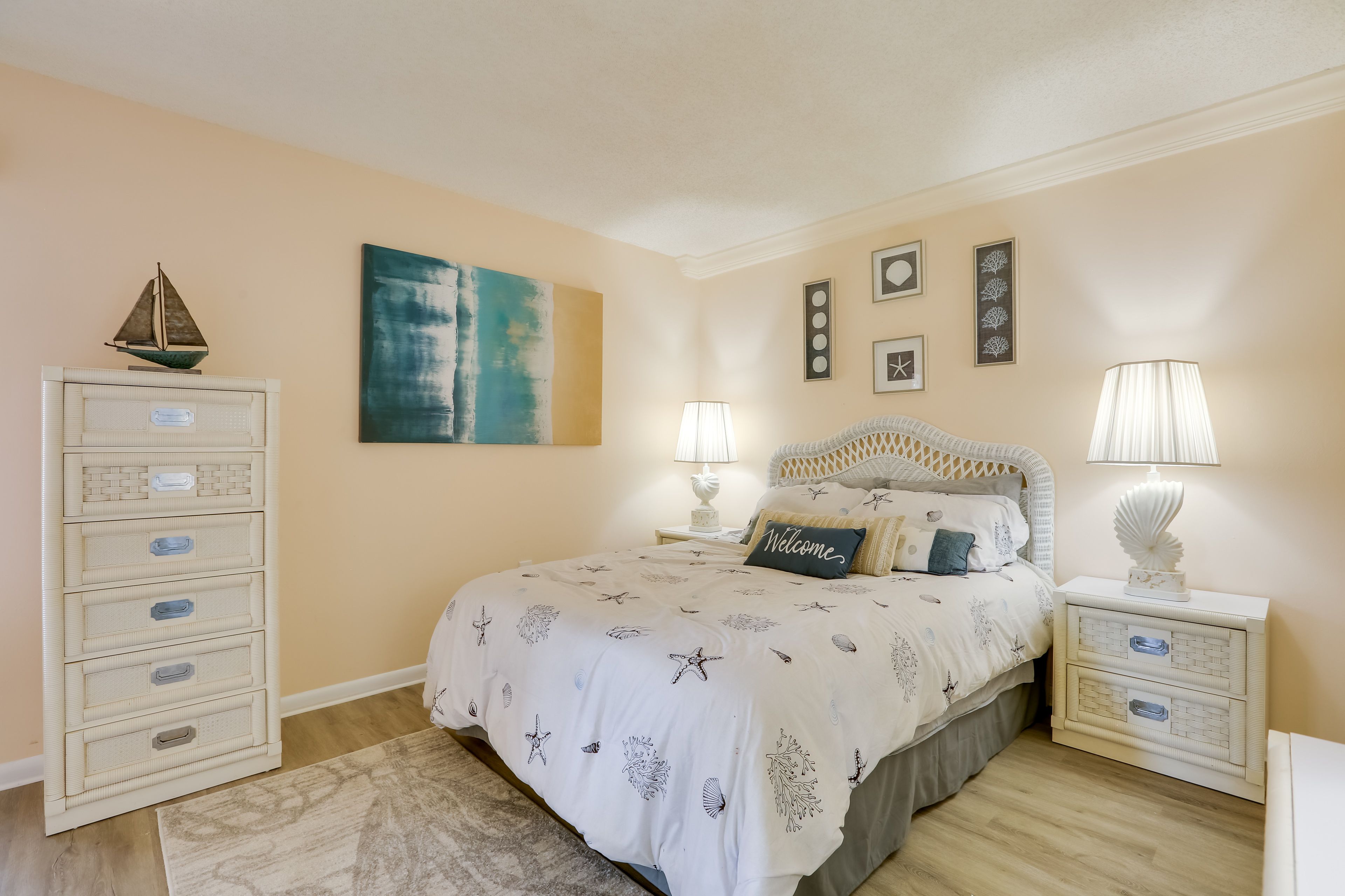 Bedroom 2 | Queen Bed | Patio Access | Linens Provided