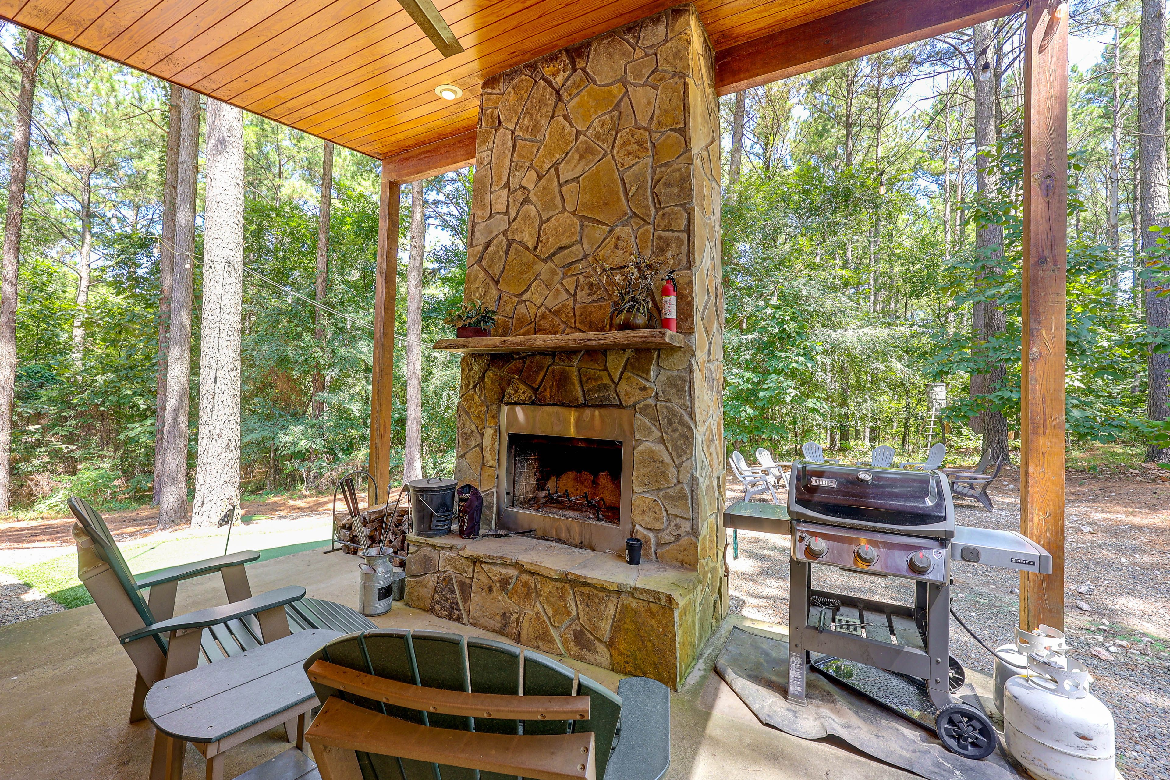 Outdoor Fireplace