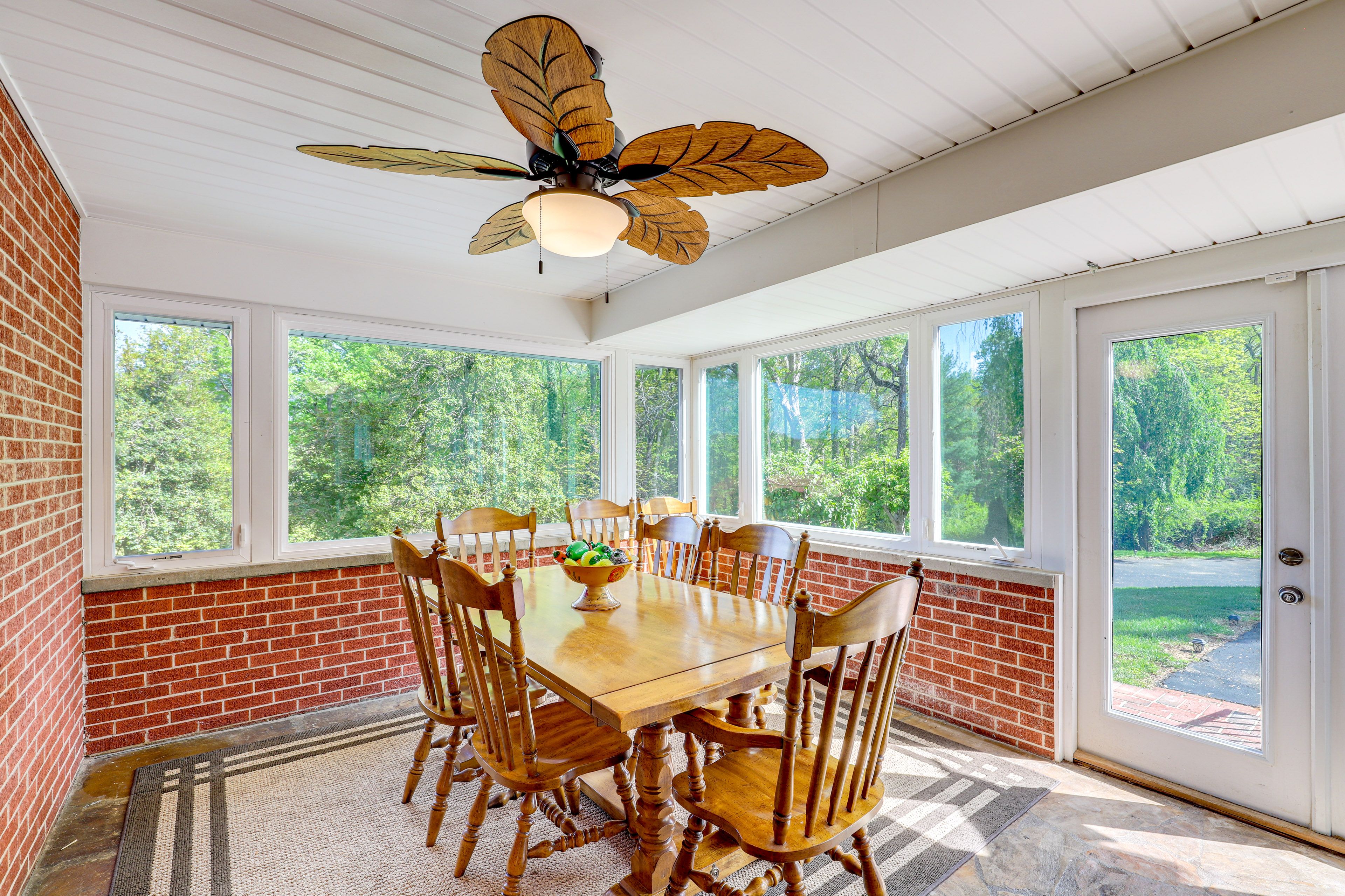 Sunroom | Dining Area | Dishes & Flatware Provided