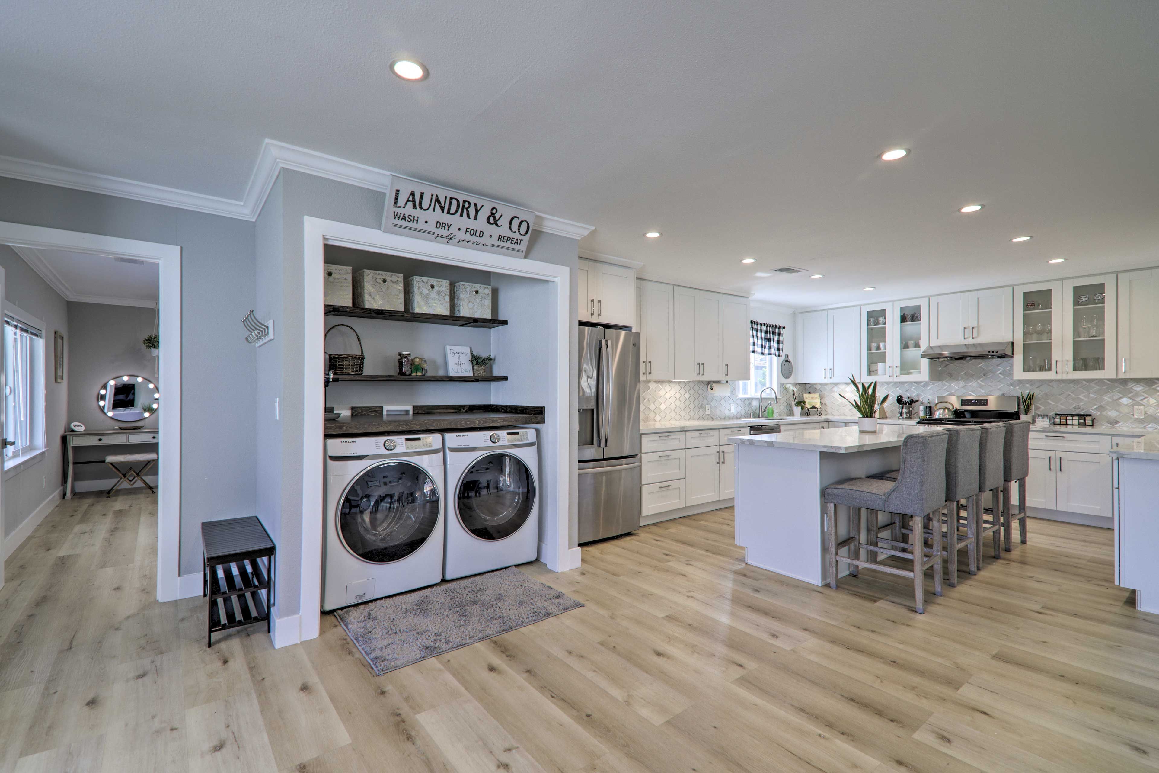 Laundry Area | Hangers