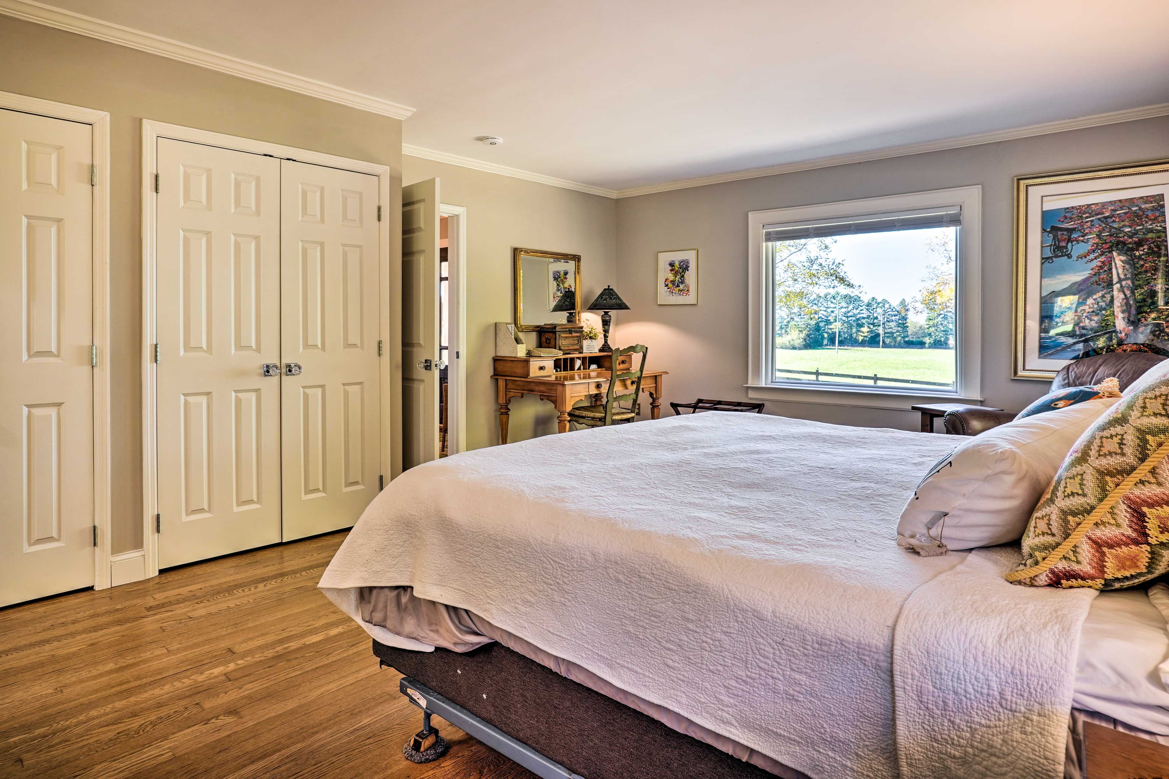 Bedroom 1 | Backyard Access | Desk