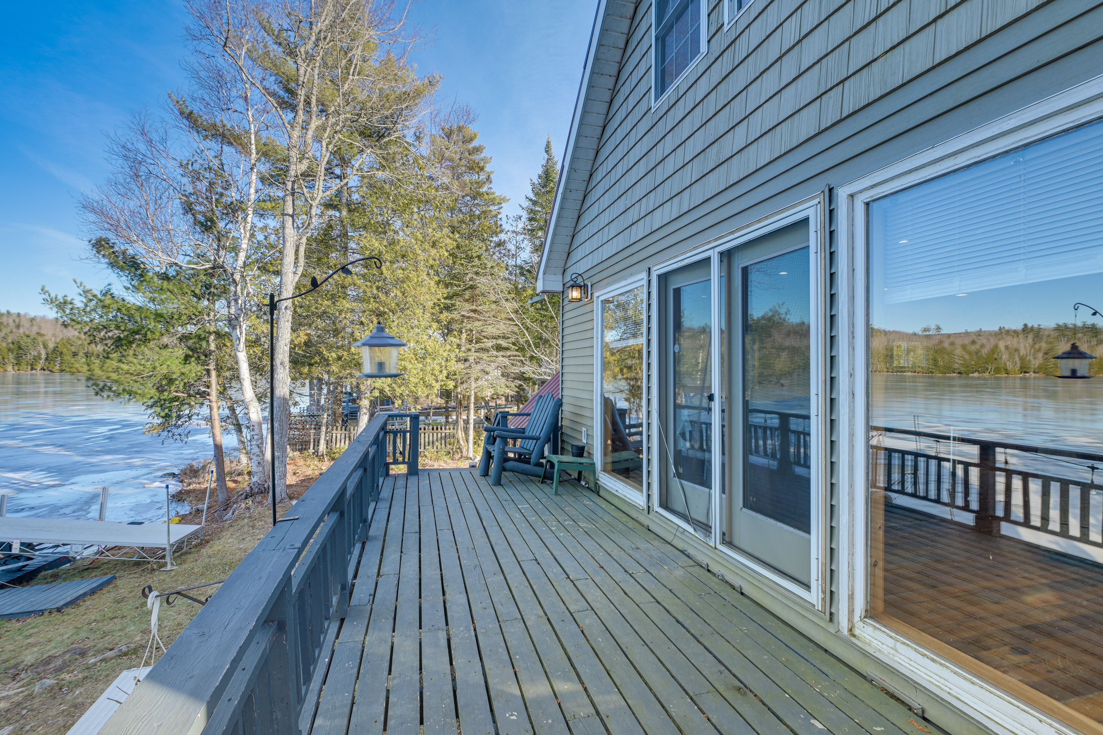 Back Deck | Lounge Seating | Water Views