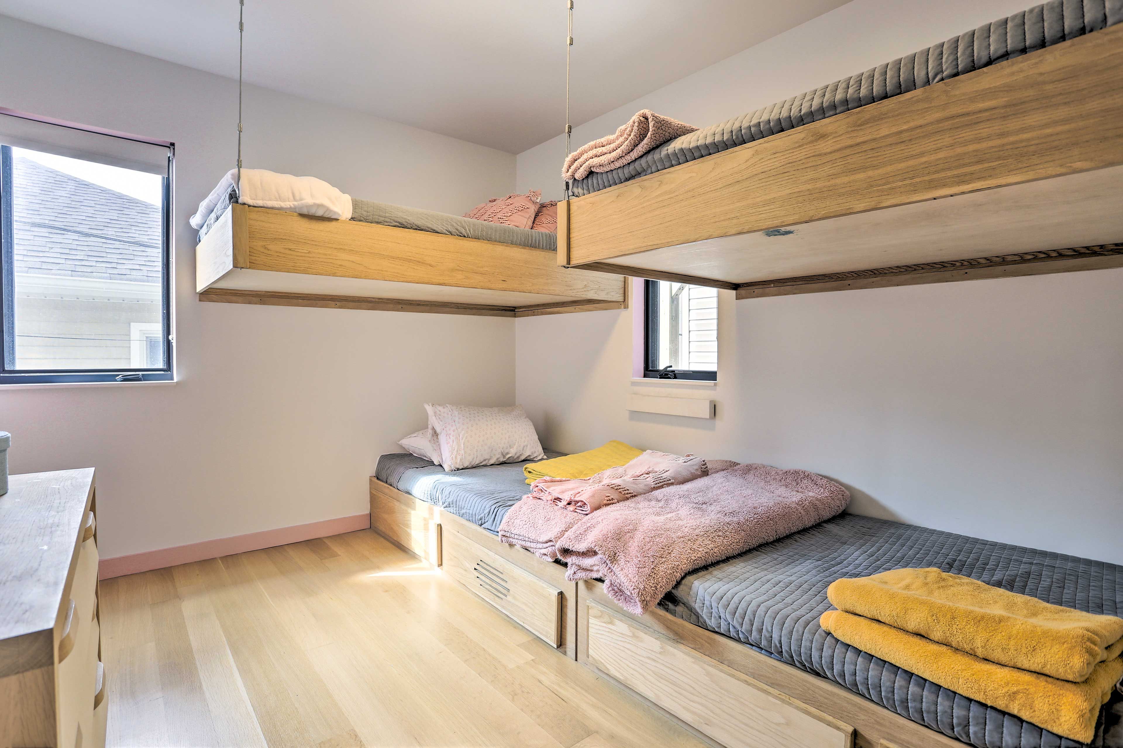 Bedroom 3 | Bunk Room | 4 Twin Beds