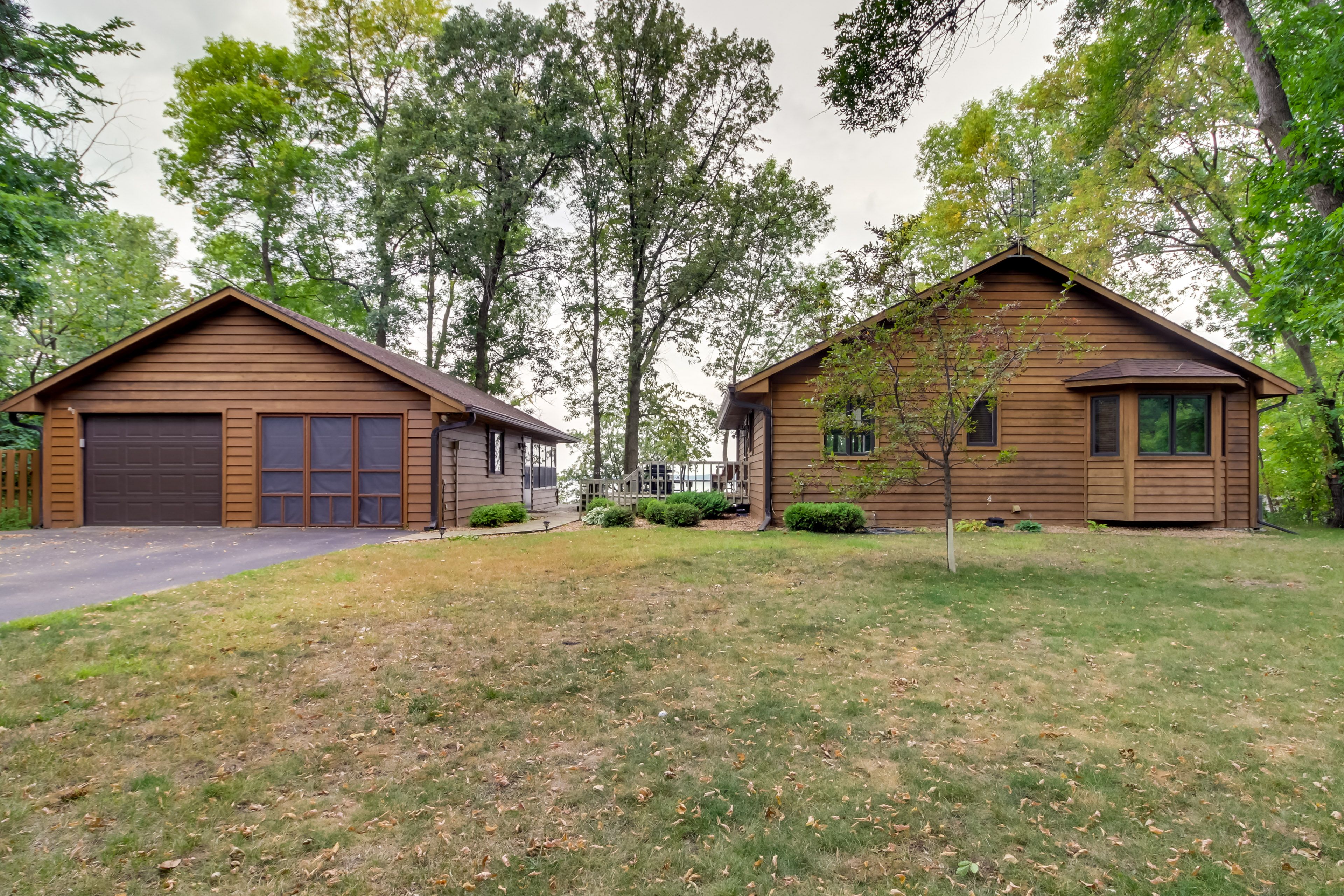 Parking | Driveway (4 Vehicles) | Main Home & Guest House Included in Rental