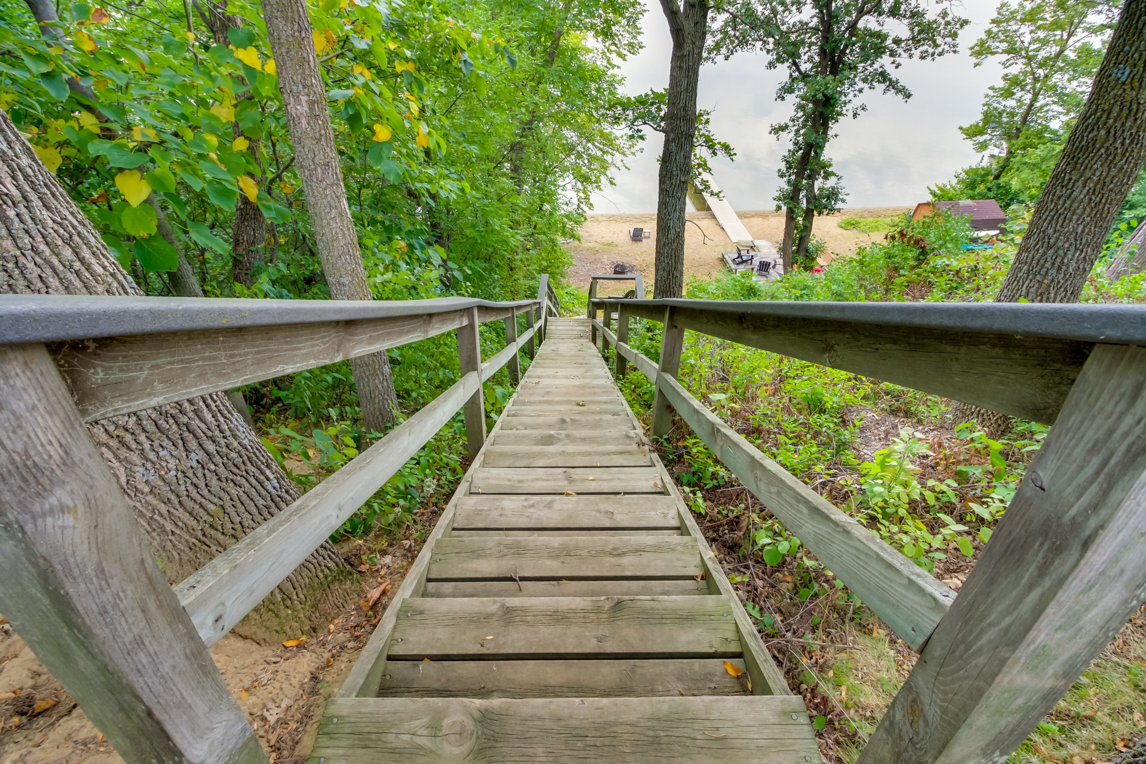Stairs to Private Beach