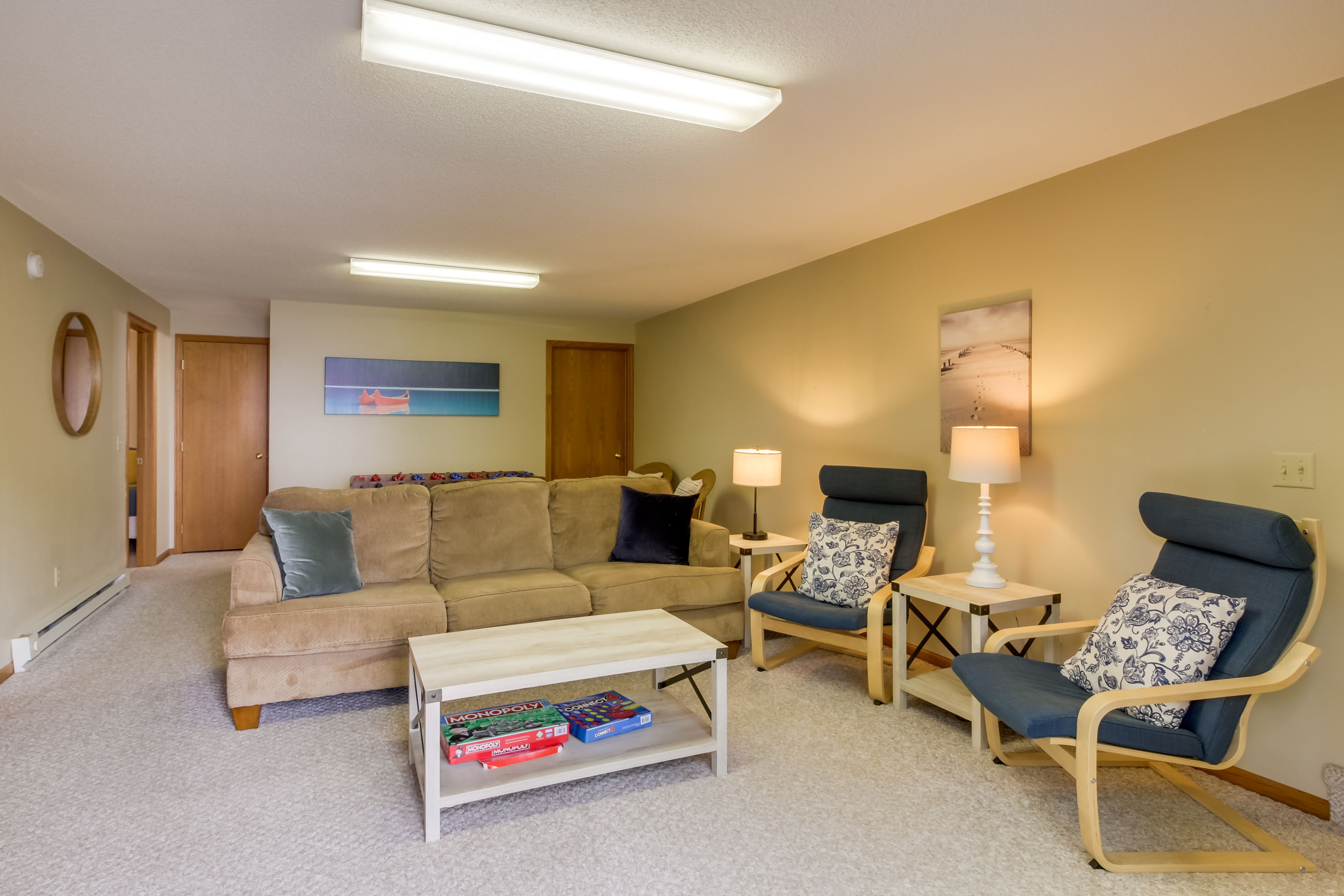 Downstairs Living Room | Smart TV | Lower Level