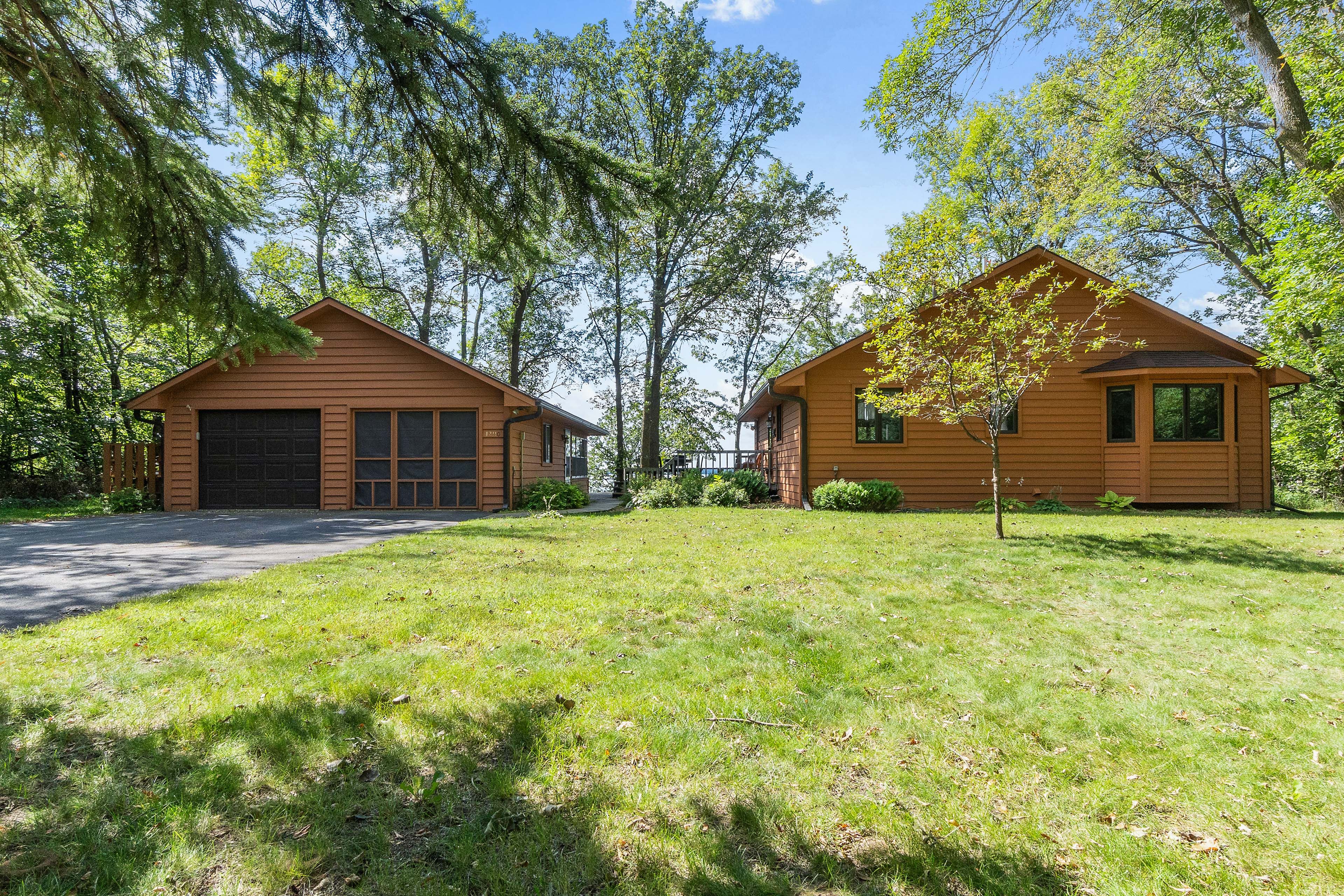 Parking | Driveway (4 Vehicles) | Main Home & Guest House Included in Rental