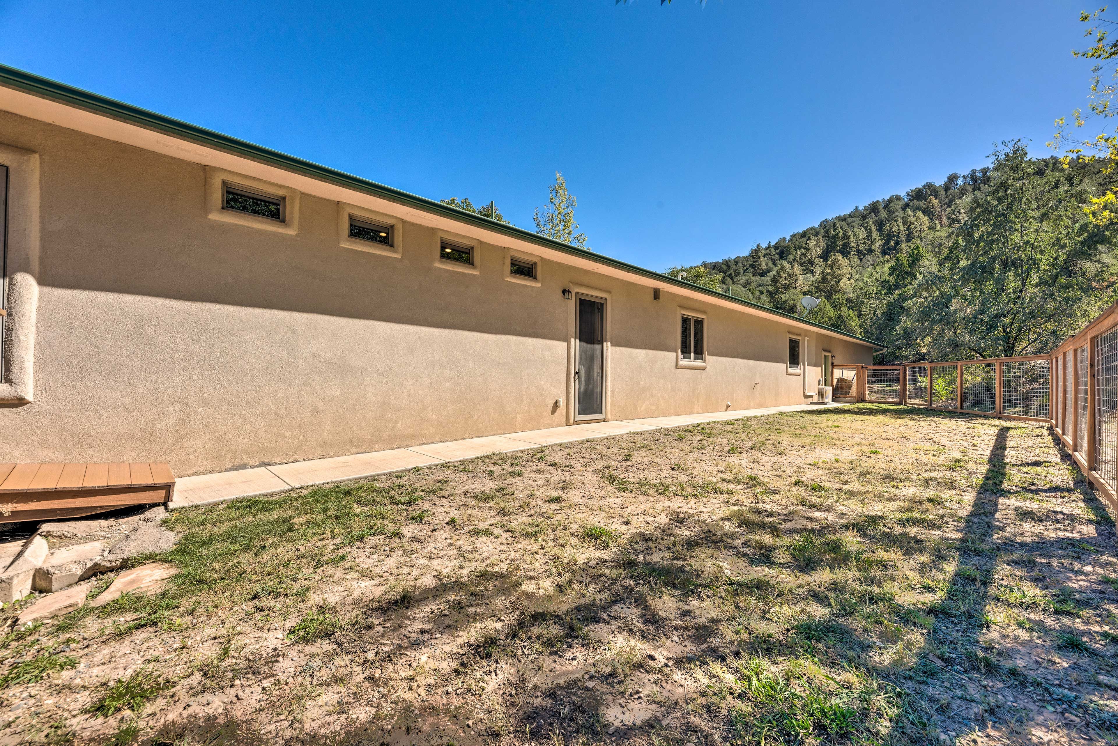 Private Fenced Yard